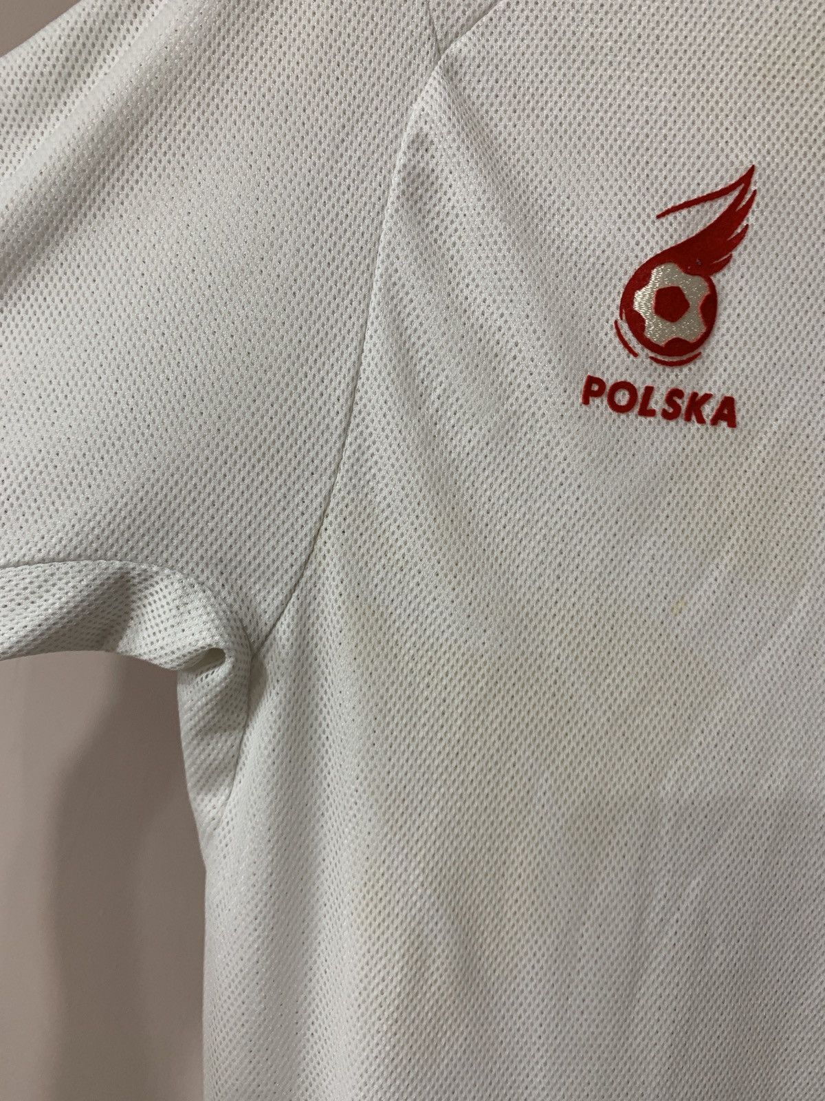 Puma Poland Polska 2008 away Football Shirt Puma Soccer Jersey M Size US M / EU 48-50 / 2 - 6 Thumbnail