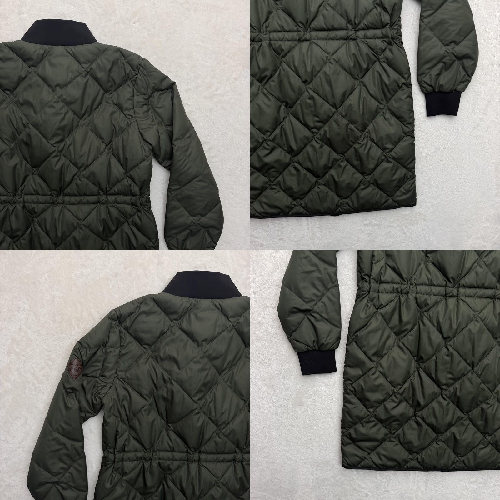 Eddie Bauer Eddie Bauer Quilted Jacket Coat Womens Small Down Fill Bomber Full Zip Mid-Length Long Sleeve Green Size S / US 4 / IT 40 - 9 Thumbnail