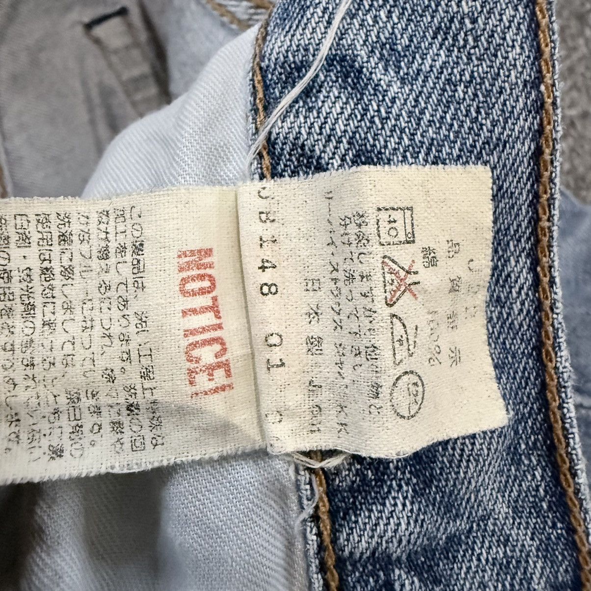 Levi's Vintage Clothing Vintage Big E Levis 502xx Selvedge 80s 90s Faded Aging Denim Size US 29 - 19 Thumbnail