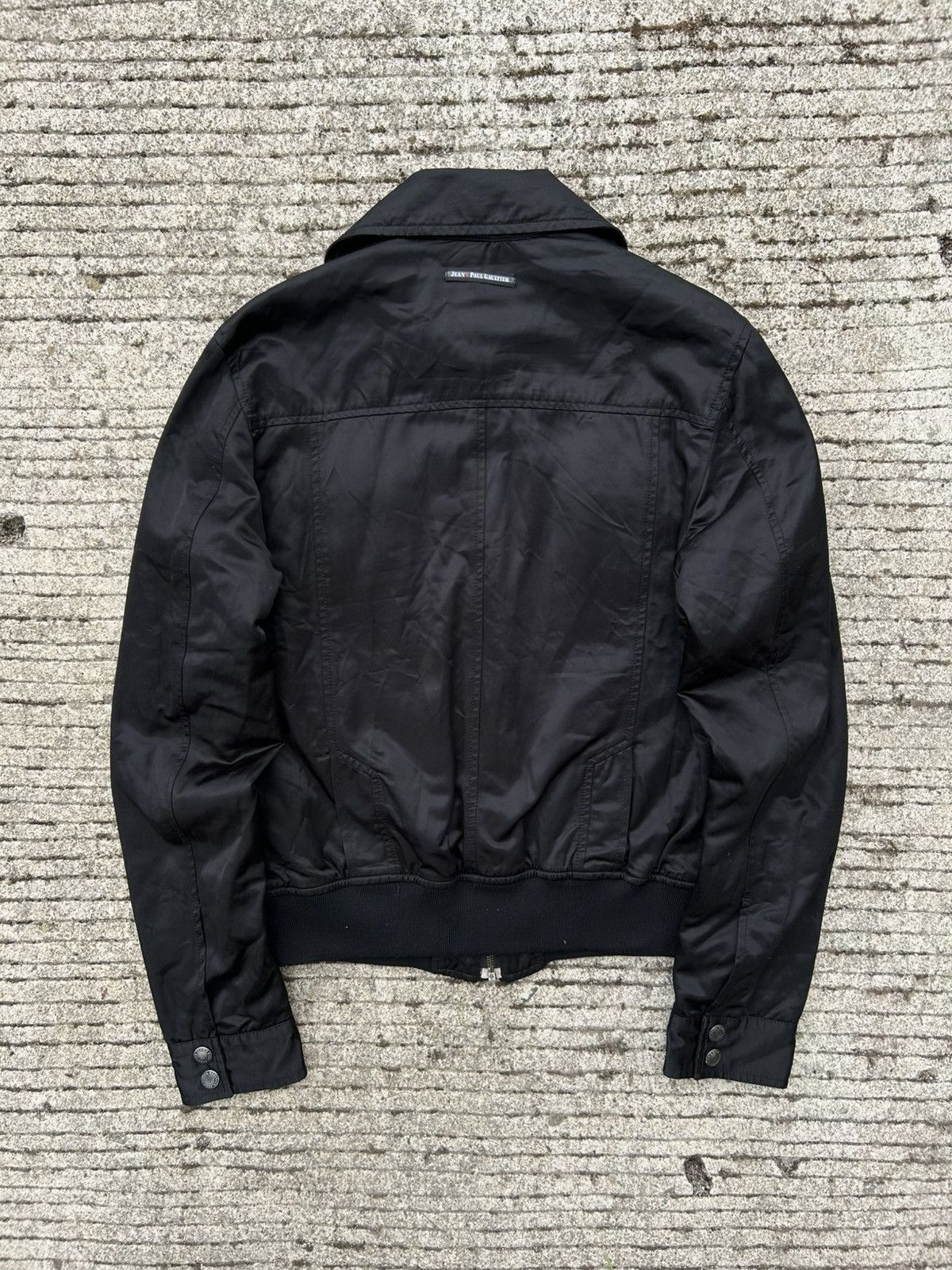 Jean Paul Gaultier Y2K Jean Paul Gaultier Runway Nylon Motorcycle Biker Jacket Size L / US 10 / IT 46 - 6 Thumbnail