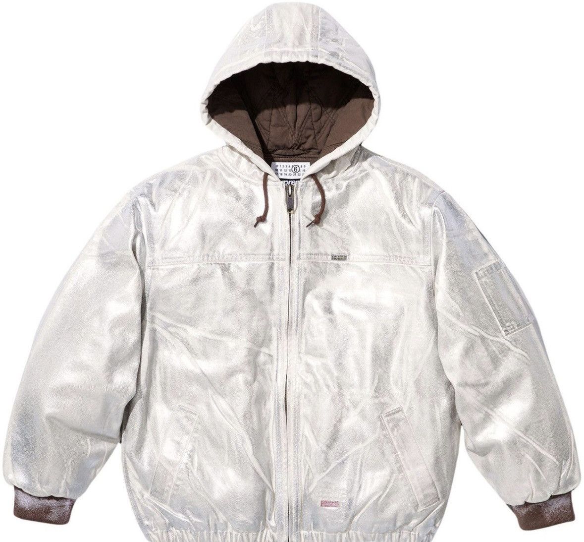 Supreme High Density Cotton Field Jacket Hell Dash Snow | Grailed