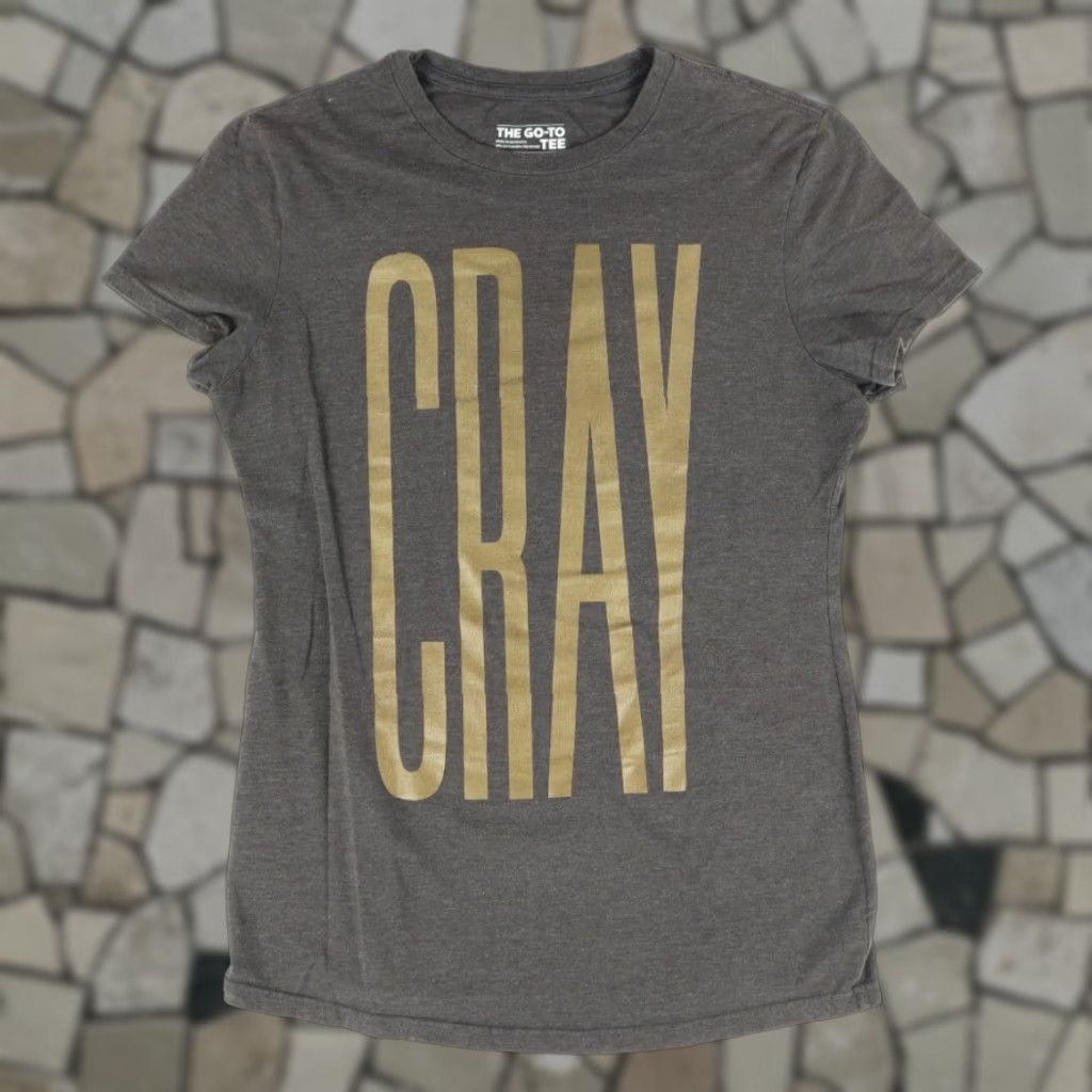 Adidas Adidas CRAY Spell Out Solid T-Shirt Gray Women's L Size L / US 10 / IT 46 - 1 Thumbnail