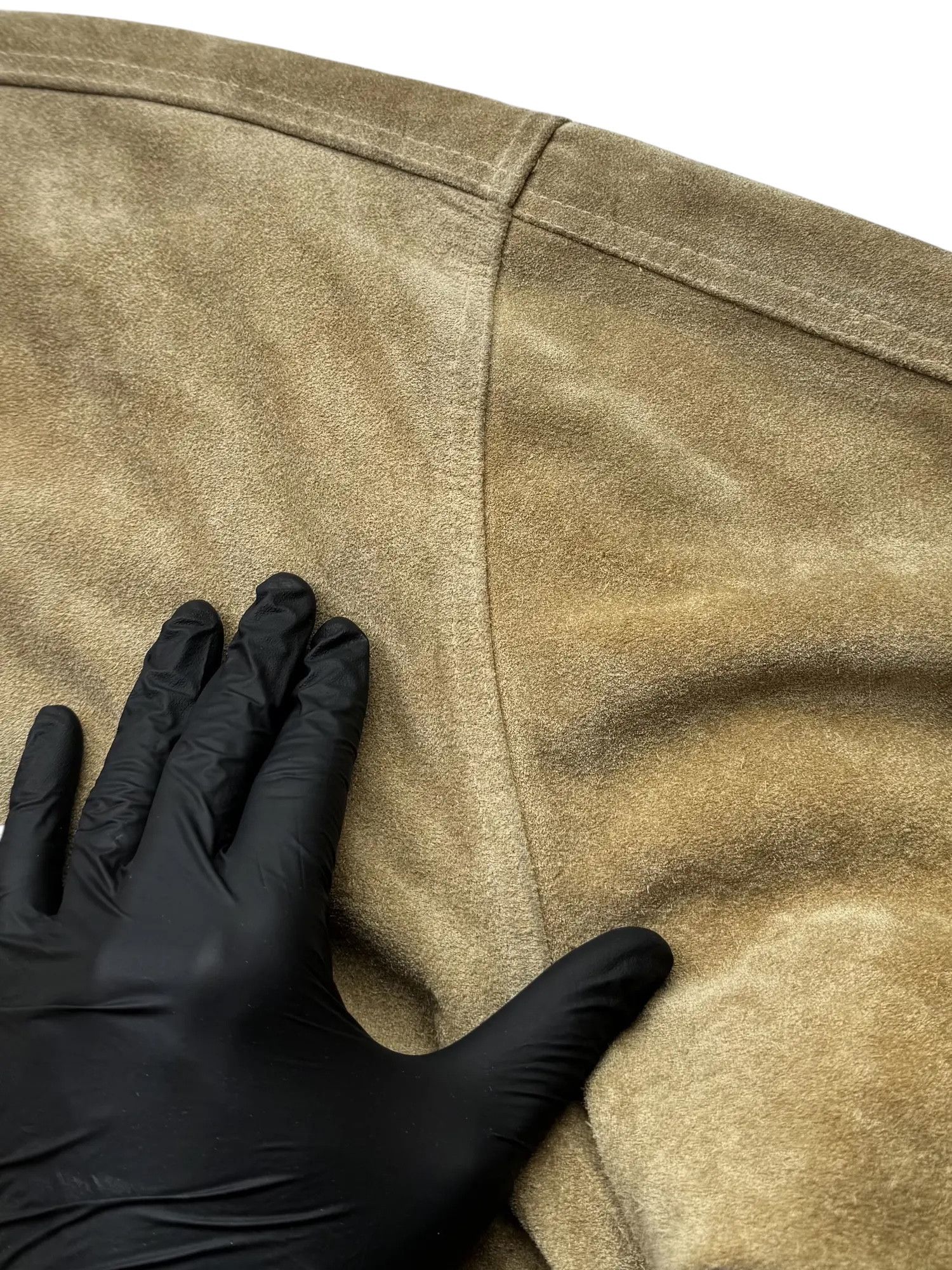 Vintage Washed Time Suede Bomber Jacket From The 80s(V387) Size US XL / EU 56 / 4 - 5 Thumbnail