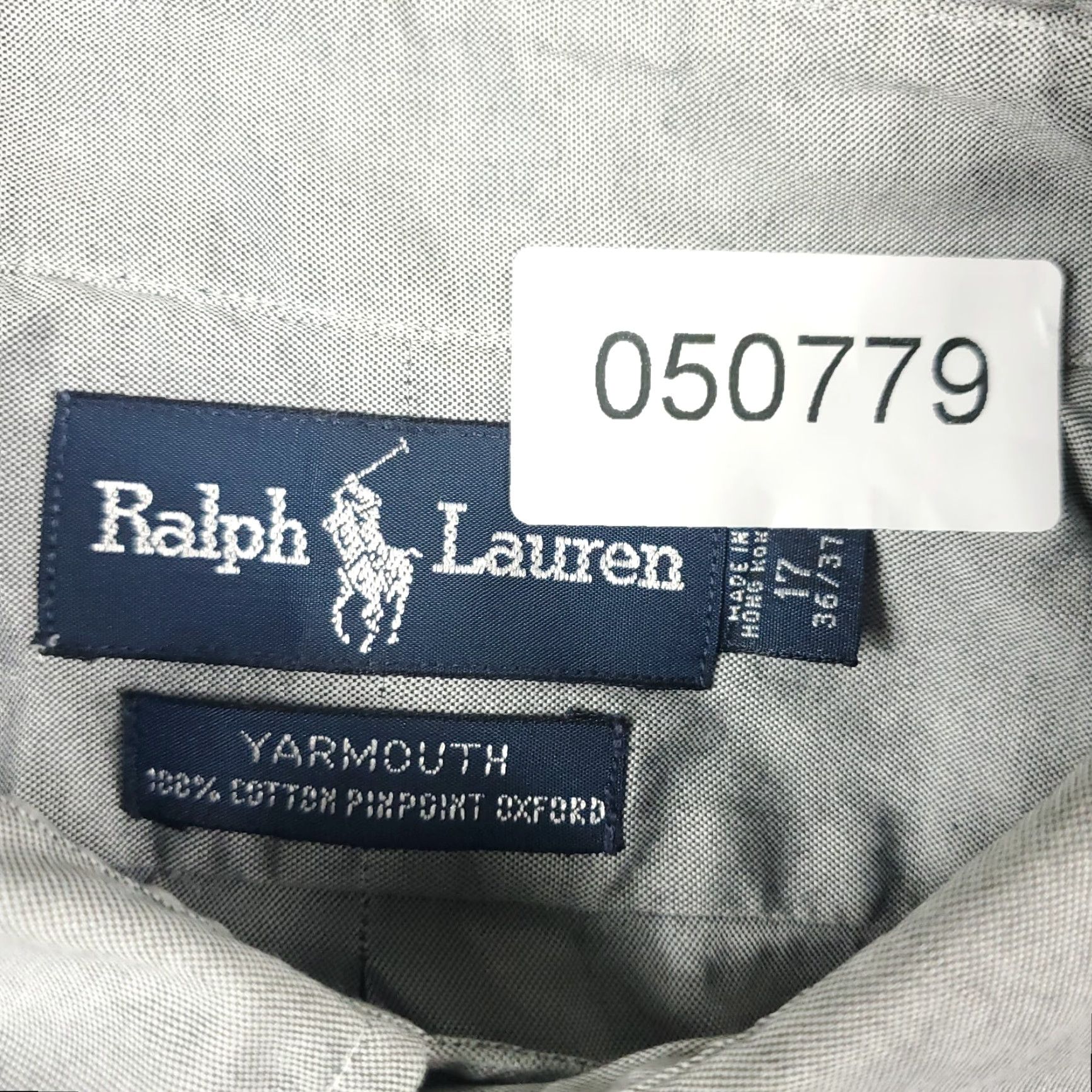 Ralph Lauren Ralph Lauren Dress Shirt Mens Size 17 Gray Long Sleeve Button-Up Classic Size 46R - 8 Thumbnail