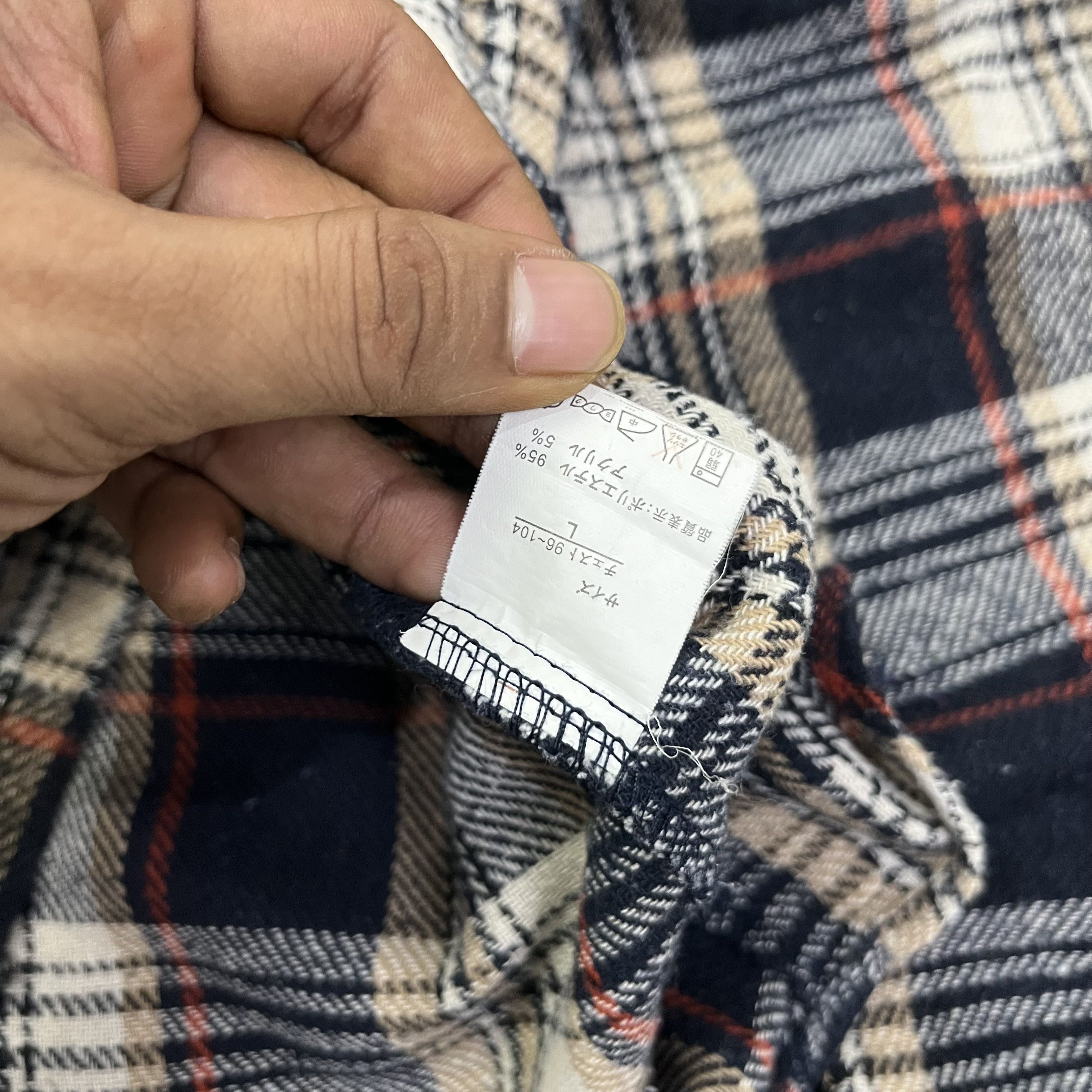 Japanese Brand × Vintage Uomo Clasm flannel long sleeve Size US L / EU 52-54 / 3 - 4 Thumbnail