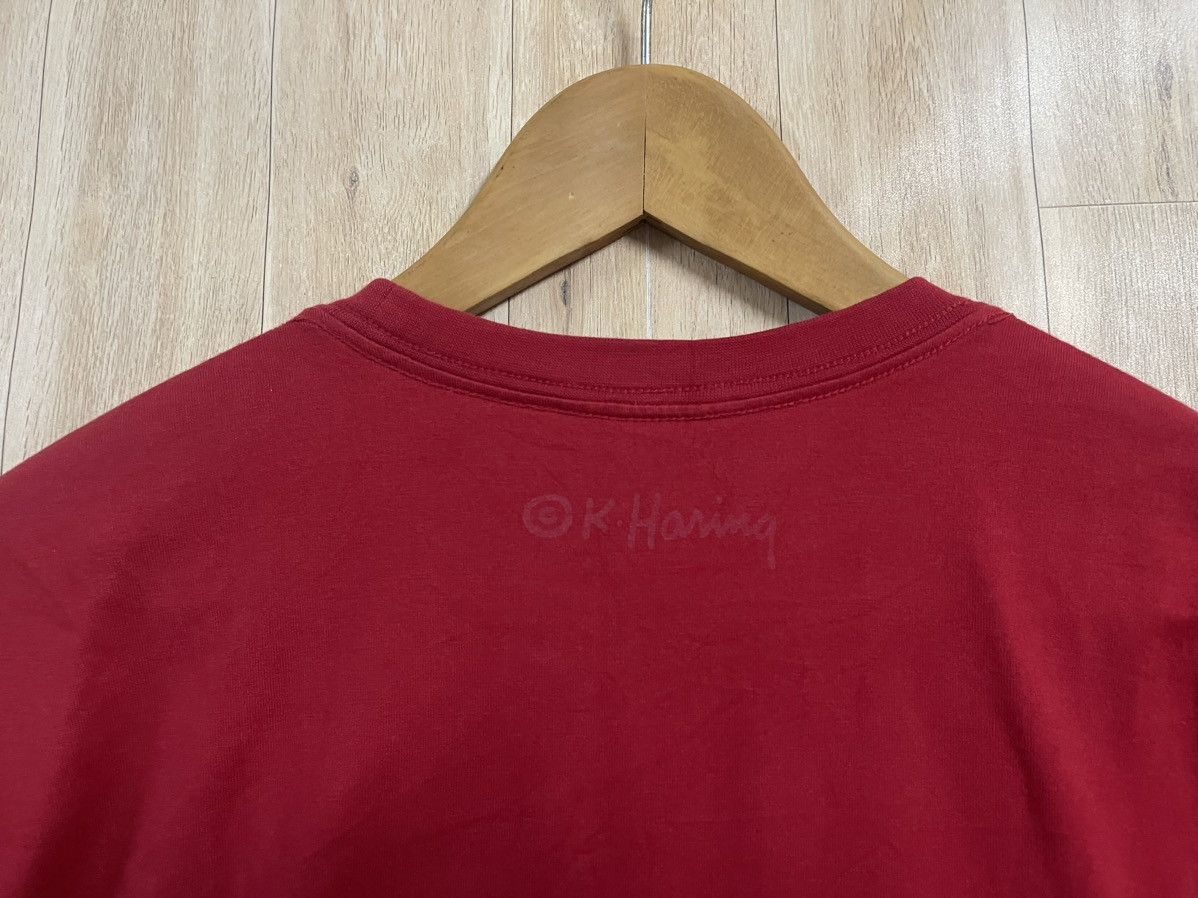 Japanese Brand × Keith Haring × Vintage Vintage Y2K Keith Haring Barking Dog Art M x Uniqlo Size US M / EU 48-50 / 2 - 11 Thumbnail