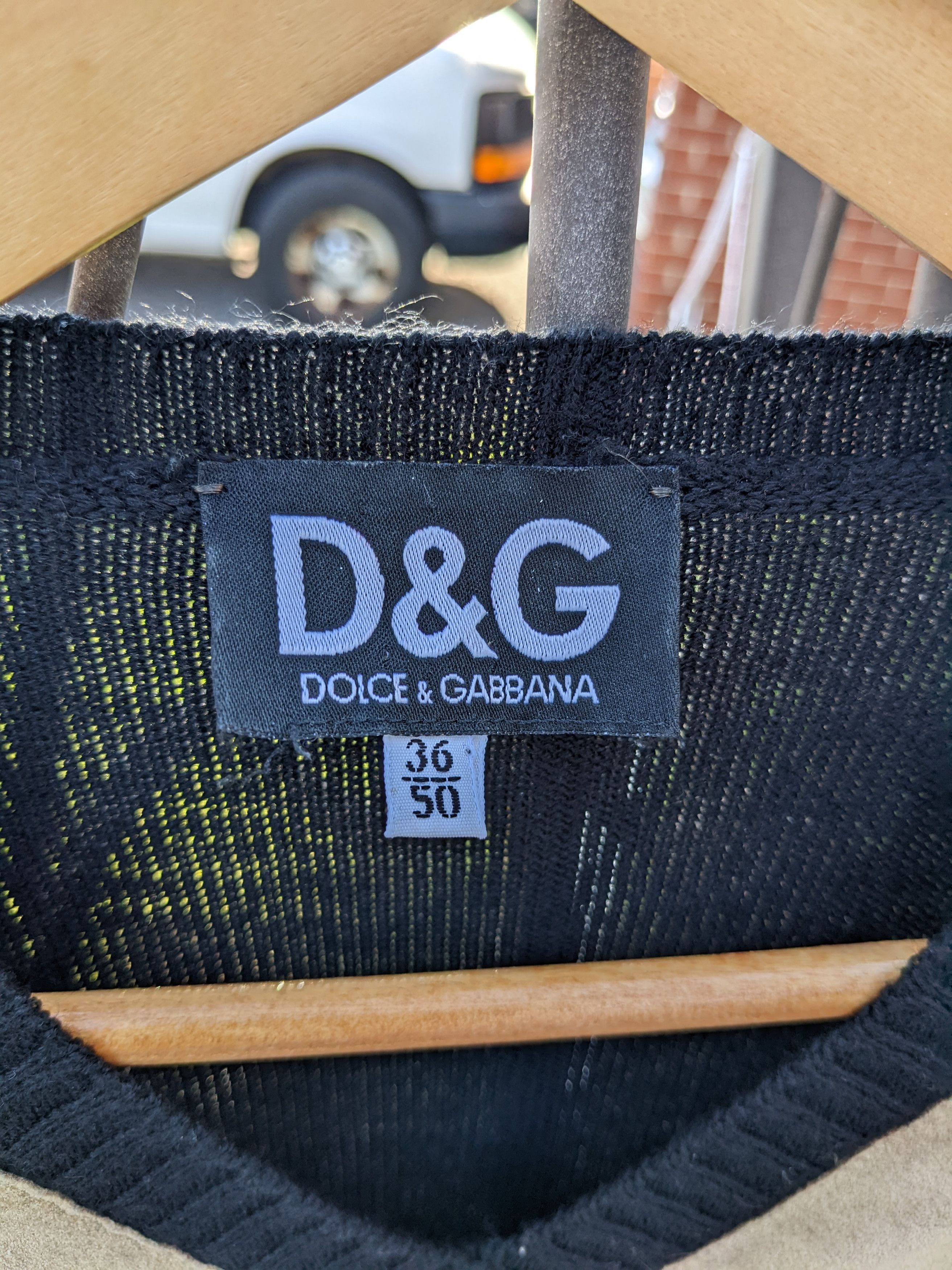 Dolce & Gabbana D&G suede knit sweater Size US S / EU 44-46 / 1 - 3 Thumbnail
