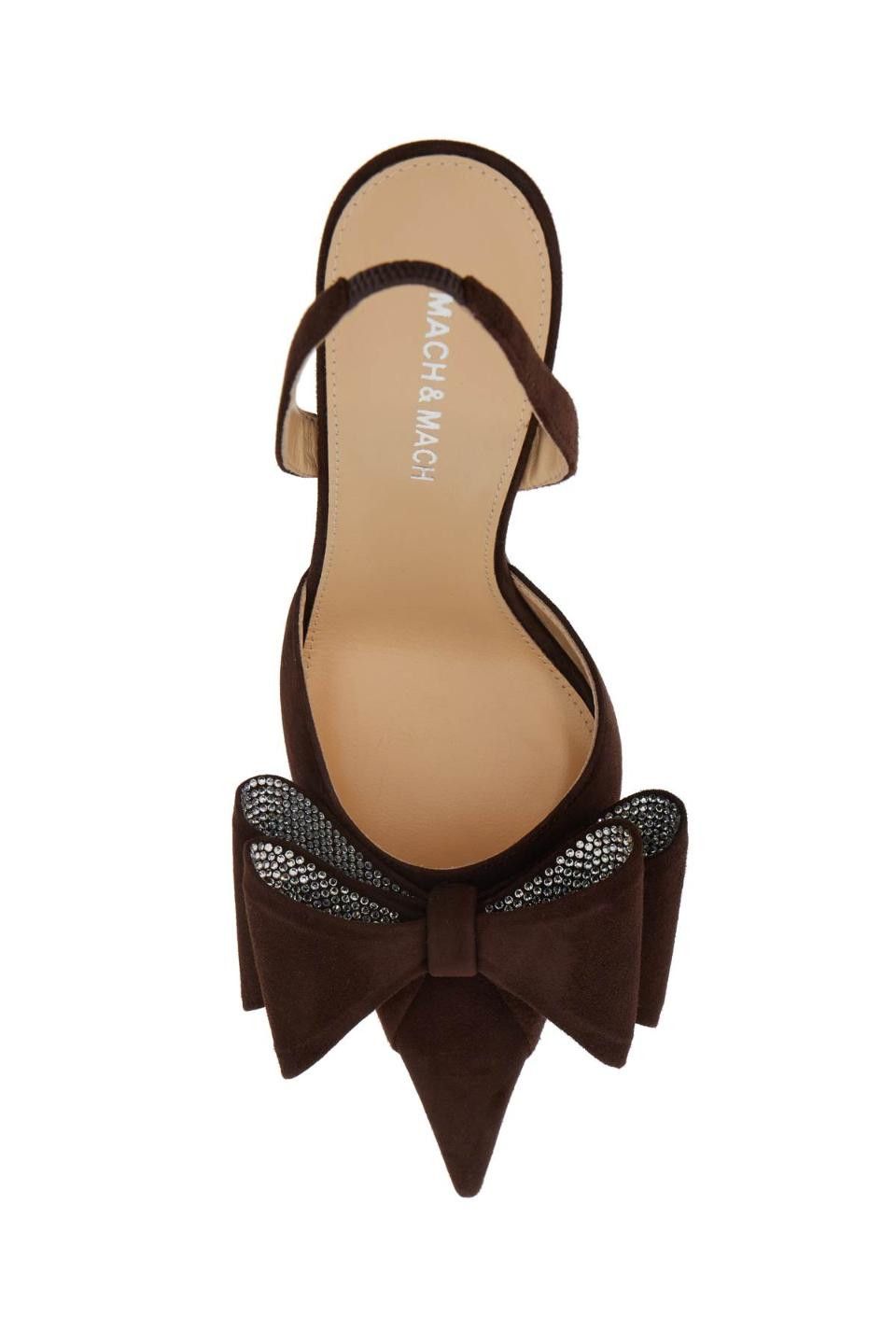 MACH & MACH o1s22i1n0125 Slingback Pumps in Brown Size US 7 / IT 37 - 2 Thumbnail