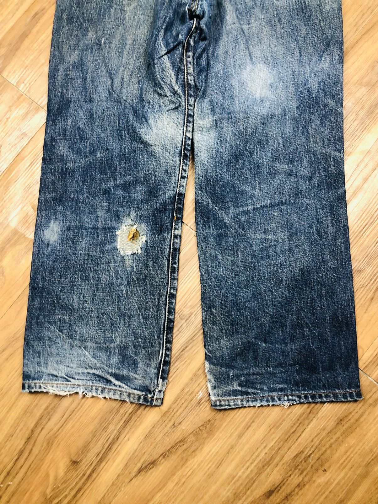 Hanes Hanes Distress Jeans (36) Size US 30 / EU 46 - 17 Thumbnail