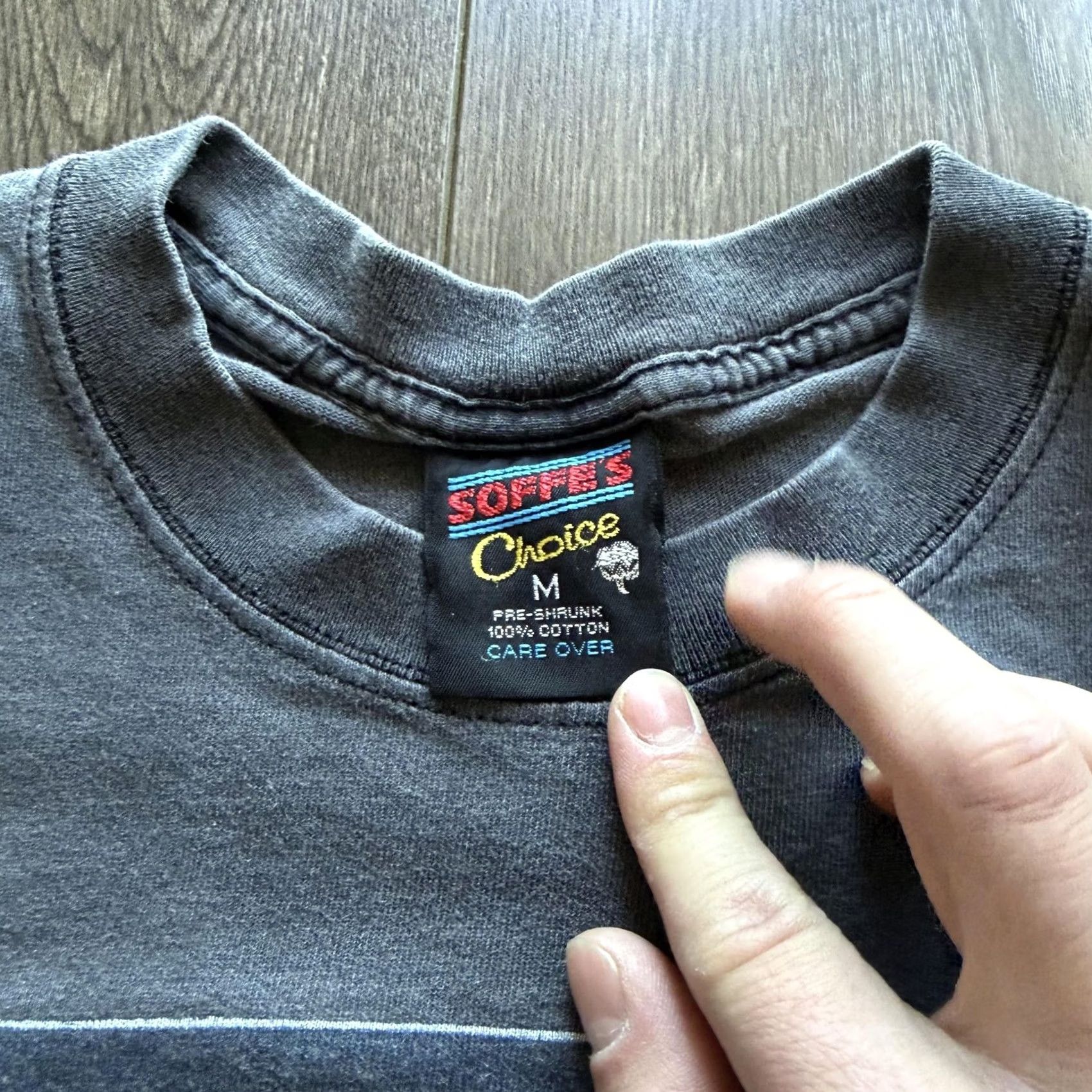 Vintage VINTAGE Navy Shirt Mens Medium Gray USS Carl Vinson 90s Tee Size US M / EU 48-50 / 2 - 5 Thumbnail