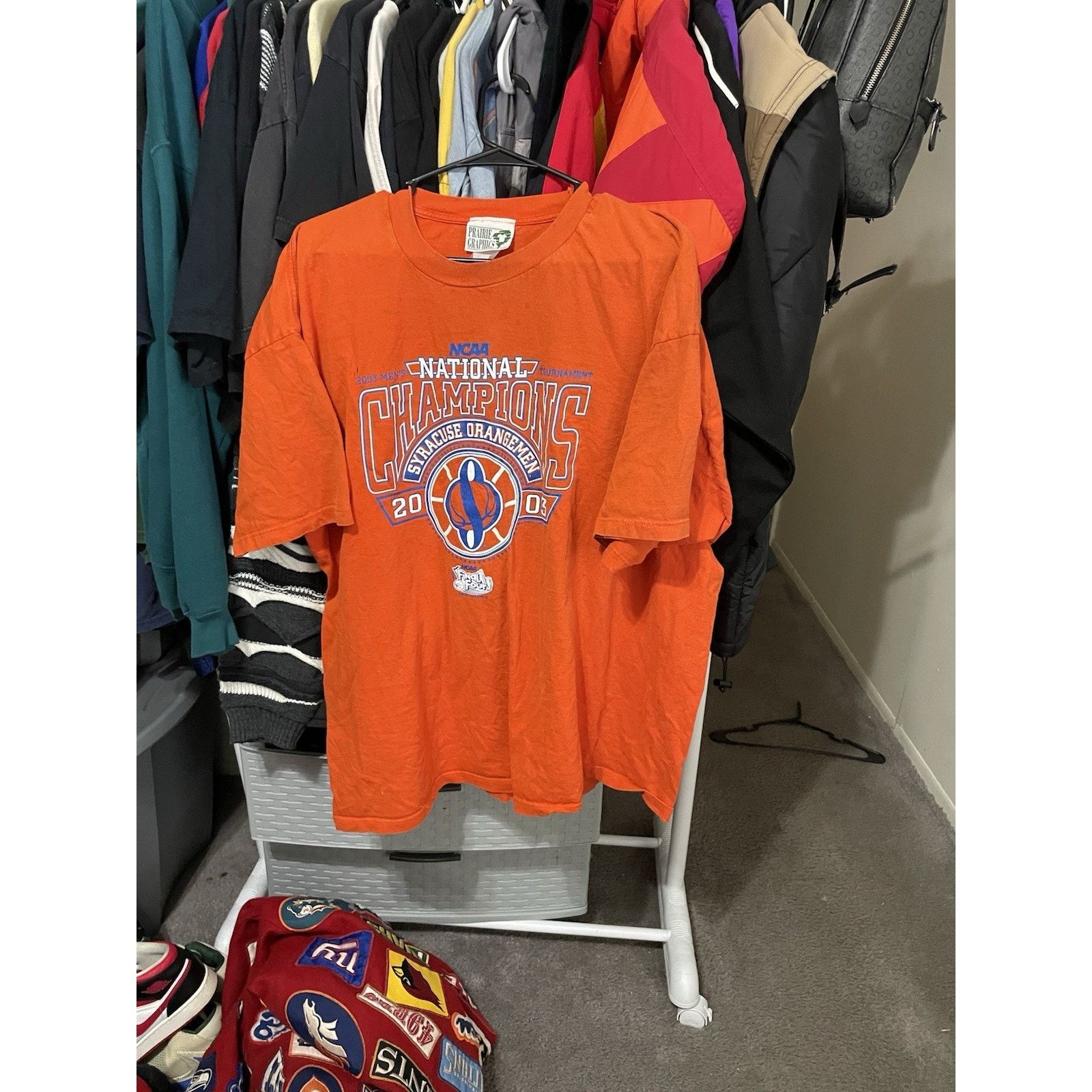 Gildan Size 2XL- VTG Syracuse 2003 National Champions Basketball t Size US XXL / EU 58 / 5 - 1 Thumbnail