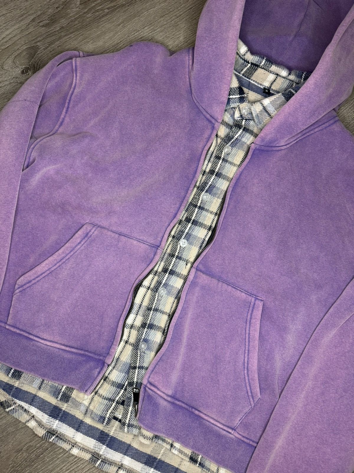 The GV Gallery GV GALLERY FLANNEL ZIP UP HOODIE Size US S / EU 44-46 / 1 - 2 Thumbnail