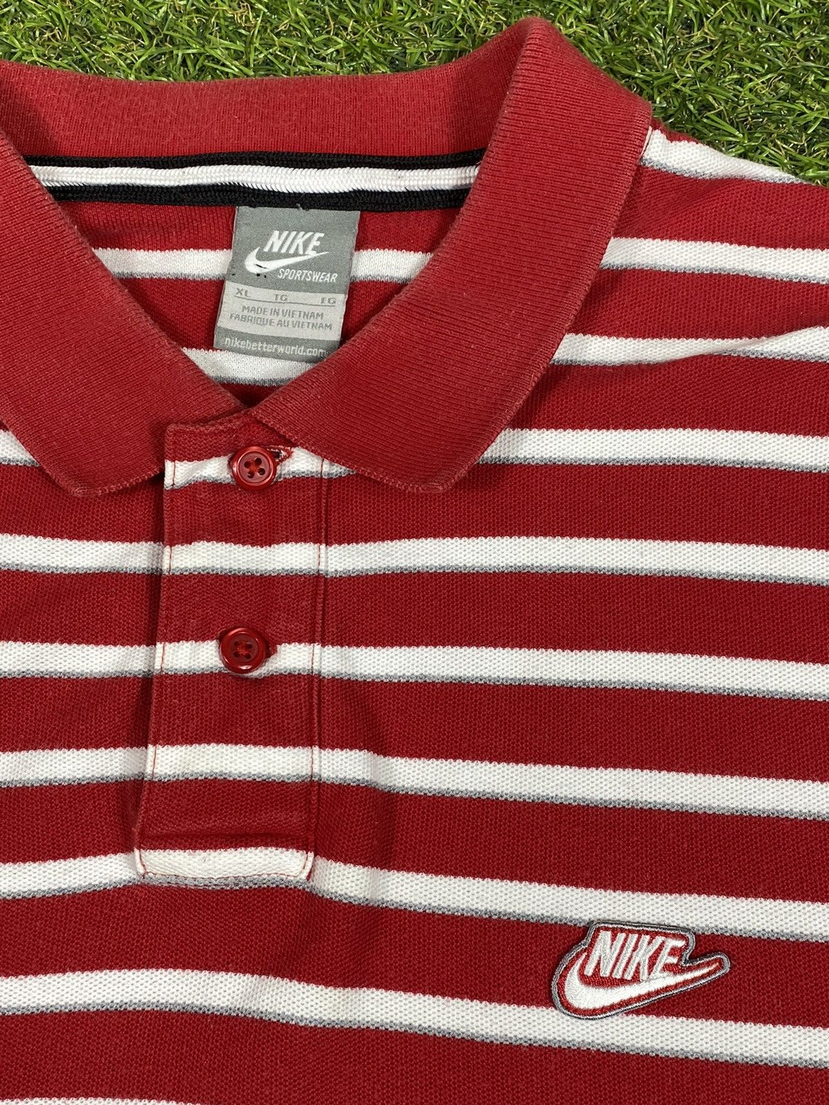 Nike Vintage 90s Nike polo streetwear small swoosh style size XL Size US XL / EU 56 / 4 - 4 Thumbnail