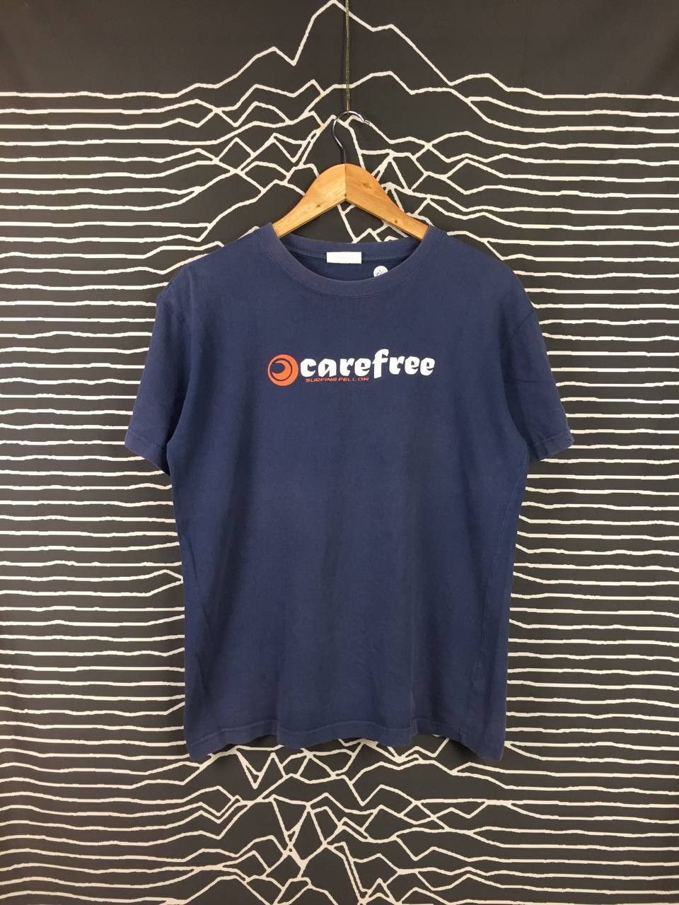 Vintage Vtg Carefree Surfing Fellow Surf & Street Tee Size US M / EU 48-50 / 2 - 4 Thumbnail