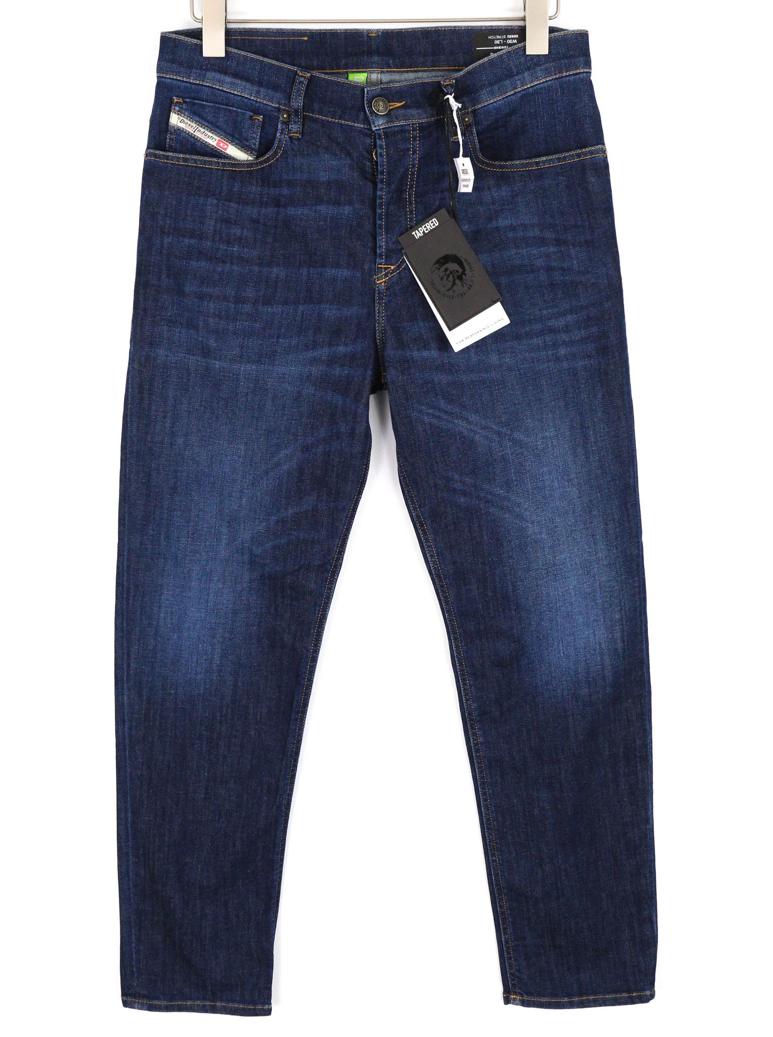 Diesel D-FINING 009ZU W30/L30 Stretch Washed Blue 40406 Size US 30 / EU 46 - 1 Thumbnail