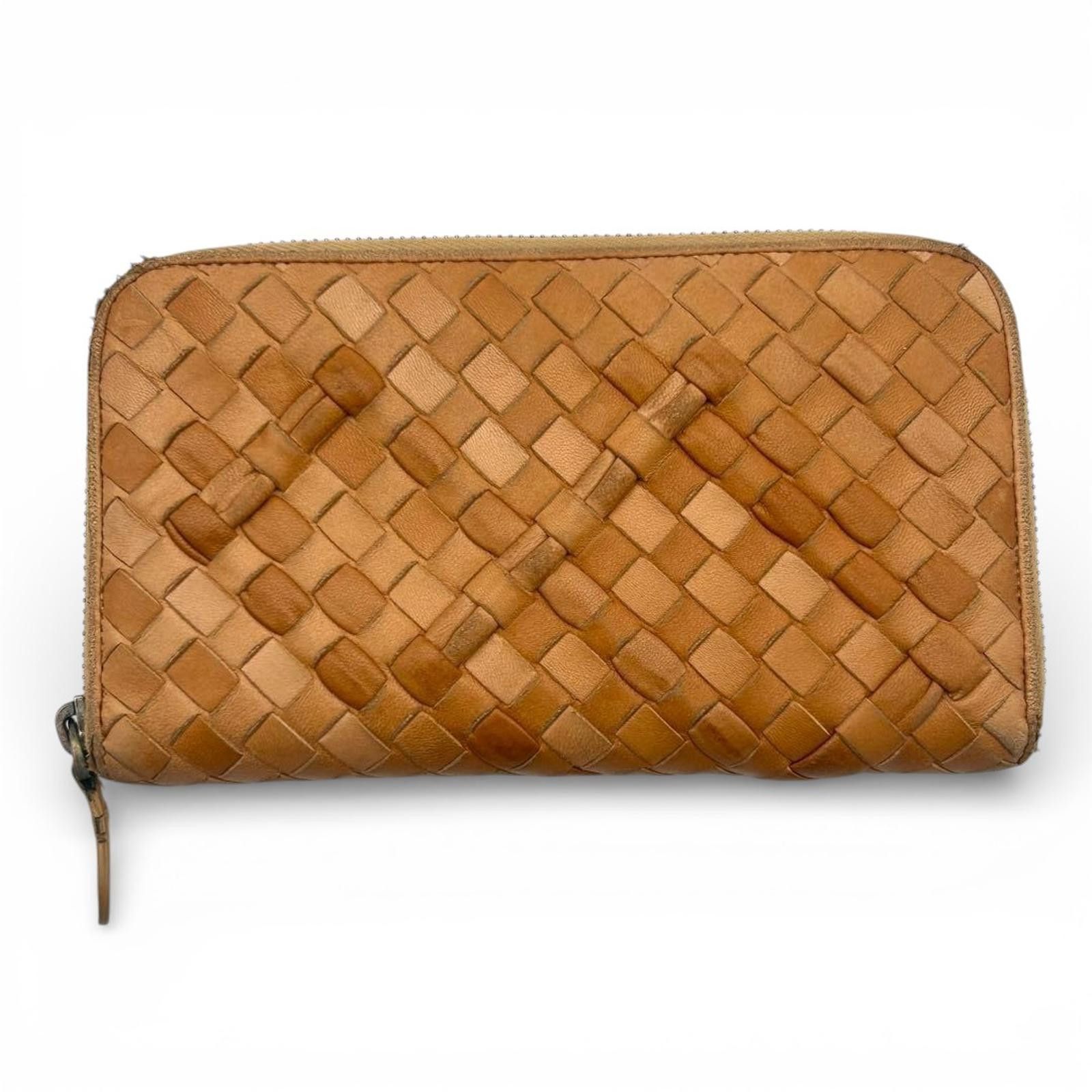 Bottega Veneta Bottega Veneta - Intrecciato Zip Around Wallet Size ONE SIZE - 3 Thumbnail