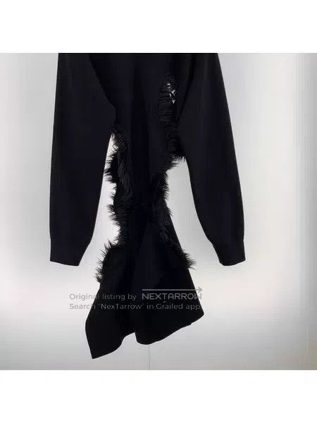 Comme des Garcons Comme des Garcons Lace-up furry sweater dress Size XL / US 12-14 / IT 48-50 - 4 Thumbnail