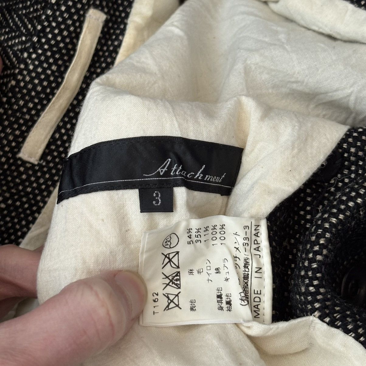 Attachment Kazuyuki Kumagai vintage wool linen tweed balmacaan coat Size US M / EU 48-50 / 2 - 3 Thumbnail
