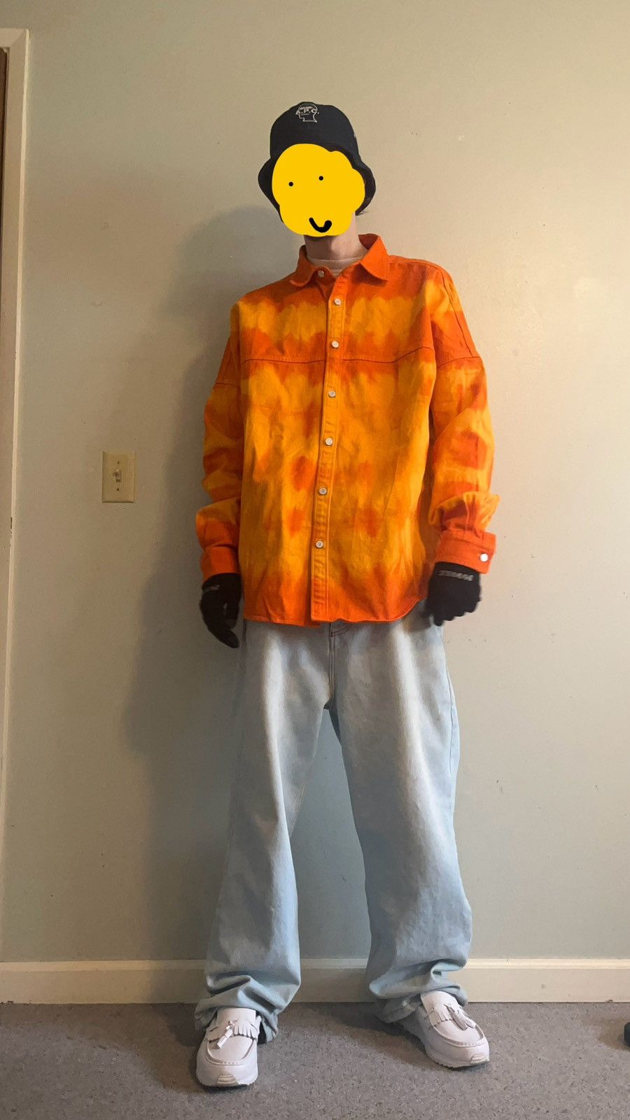 Palace Denim Tie-Dye Drop Shoulder Shirt Size US L / EU 52-54 / 3 - 11 Thumbnail