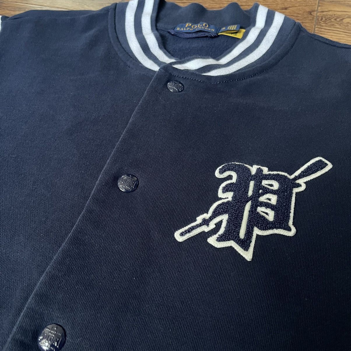 Polo Ralph Lauren Polo Ralph Lauren Baseball Jacket Size US XL / EU 56 / 4 - 4 Thumbnail