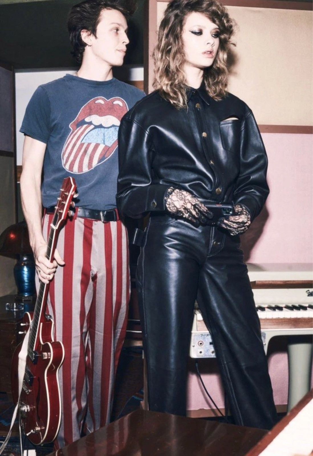 Comme des Garcons Homme Plus COMME des GARÇONS HOMME PLUS AD2000 STRIPED TAPERED PANTS Size US 33 - 1 Thumbnail