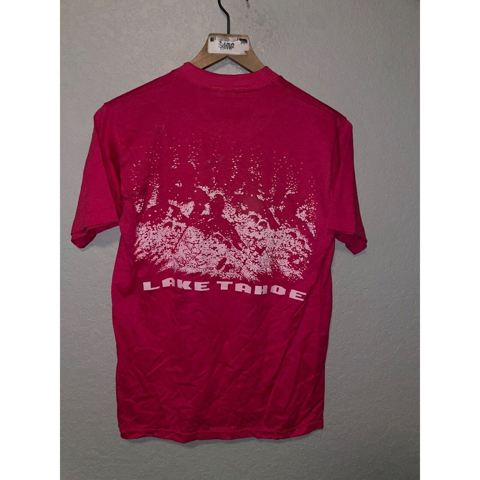 Jerzees Vintage Las Vegas Shirt Lake Tahoe Ski Test Print Tee 80s M Size US M / EU 48-50 / 2 - 9 Thumbnail