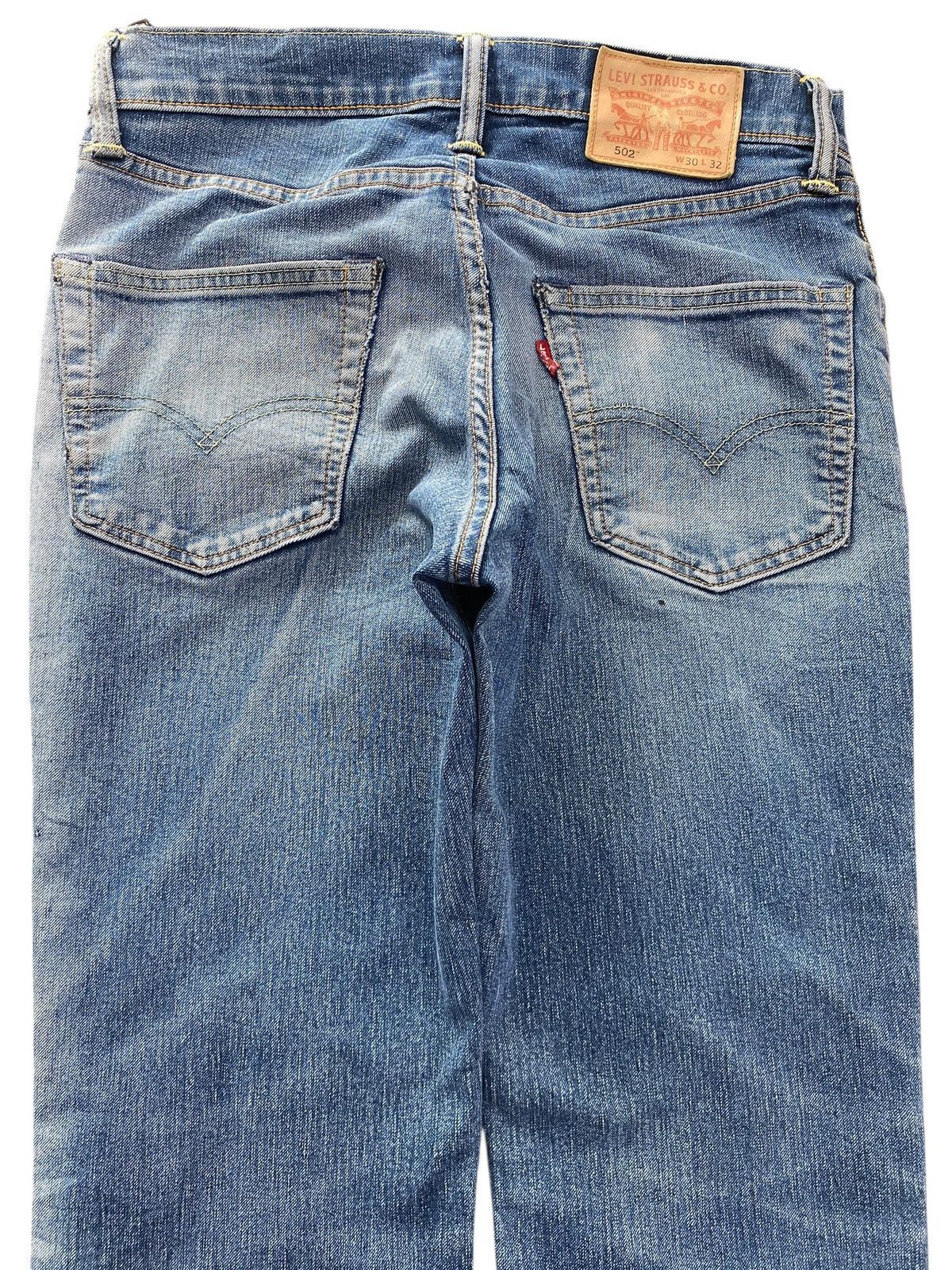 Levi's Levi’s Faded Wash Ripped Style Straight Leg Jean Size US 30 / EU 46 - 4 Thumbnail