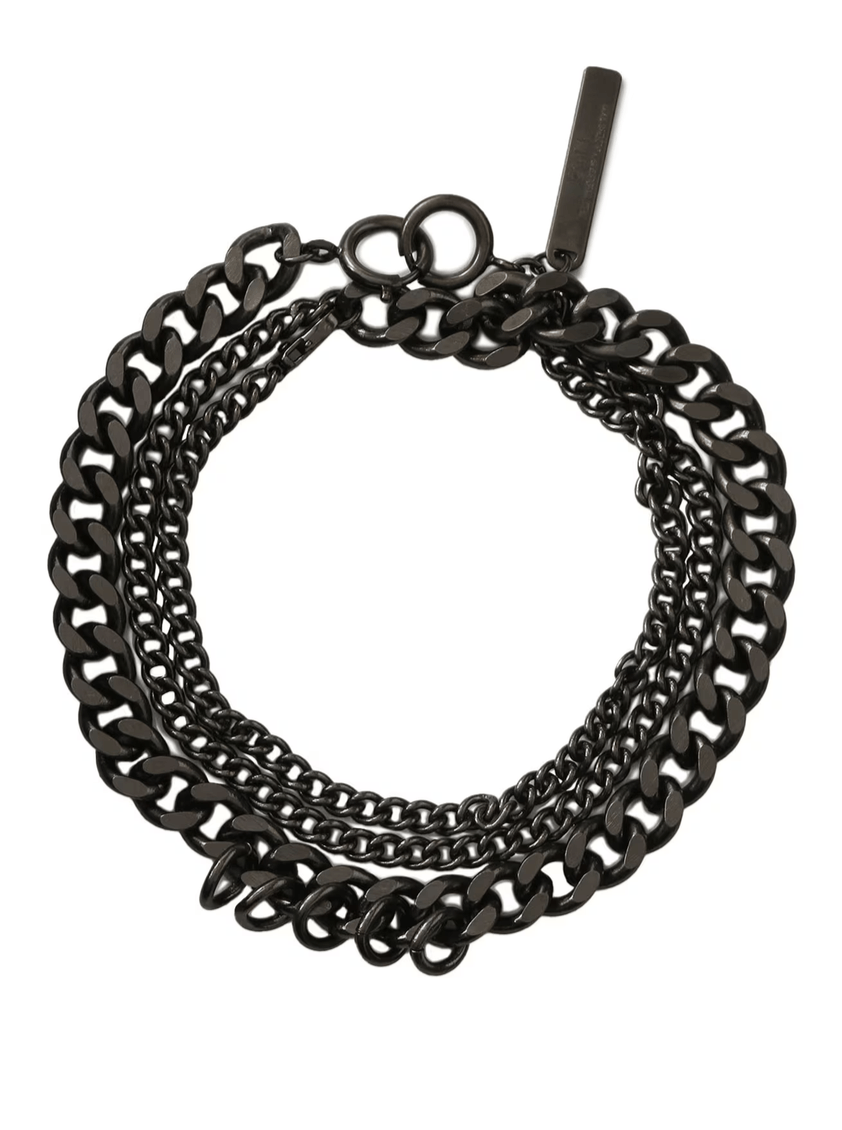 Yohji Yamamoto Yohji Yamamoto 6-WAY CURVED CHAIN BRACELET NECKLACE Size ONE SIZE - 8 Thumbnail