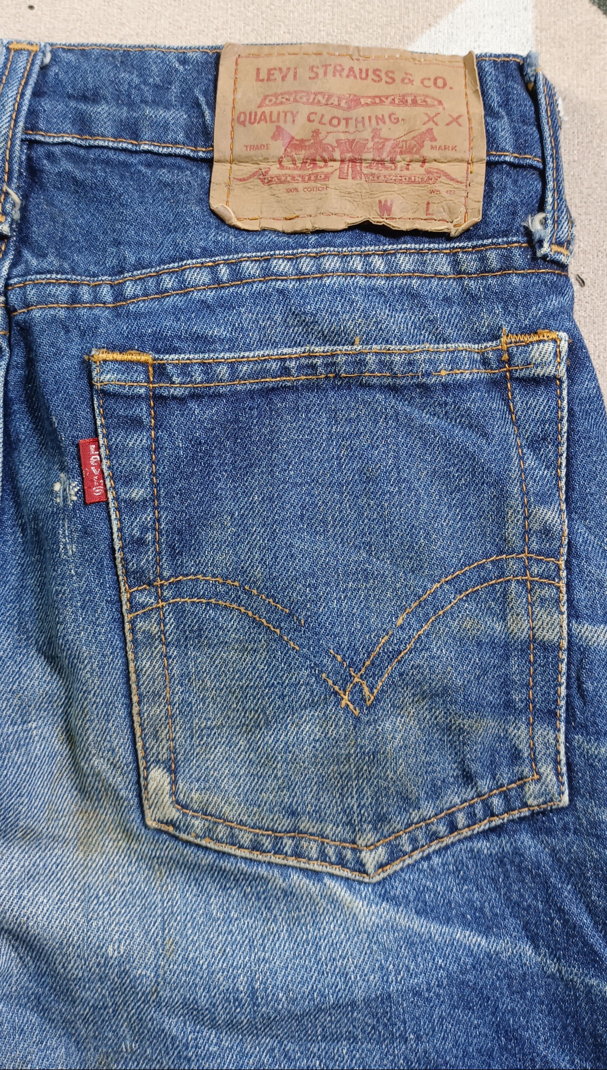 Levi's × Levi's Vintage Clothing Vintage🔥 Levi's Flare button 359 Zipper Talon 42 Size US 28 / EU 44 - 16 Thumbnail