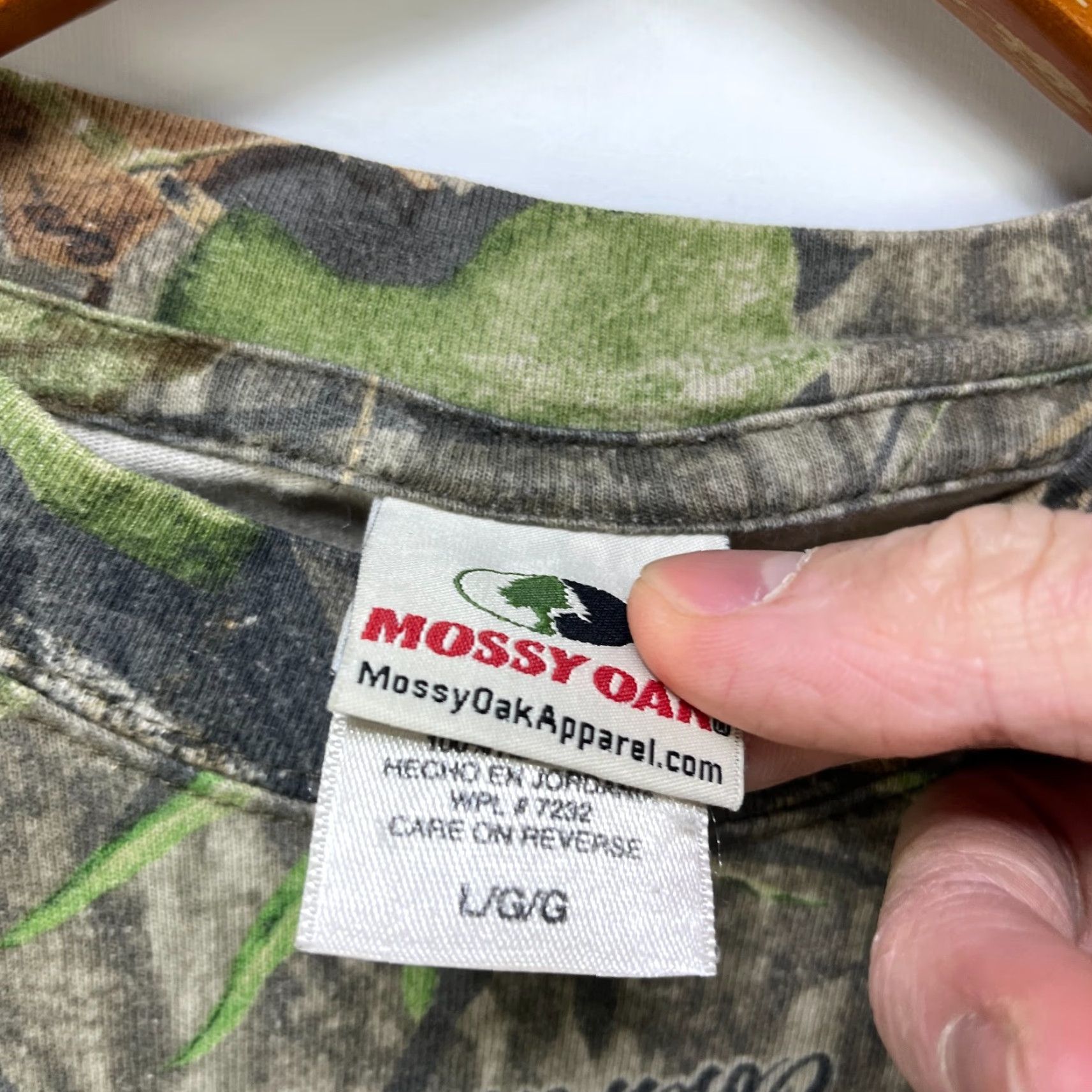 Vintage VINTAGE Mossy Oak Tree Camo Long Sleeve Shirt L Green Cotton Flannel Pockets Button Outdoor Men Size US L / EU 52-54 / 3 - 4 Thumbnail