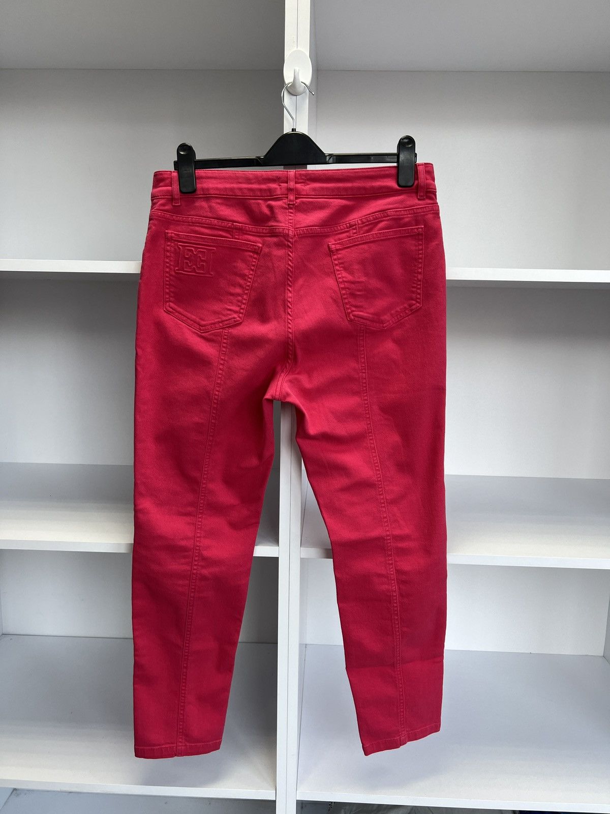 Designer × Escada × Vintage Vintage Escada Sport Women’s Pink Jeans Logo Y2K Size 28" / US 6 / IT 42 - 15 Thumbnail