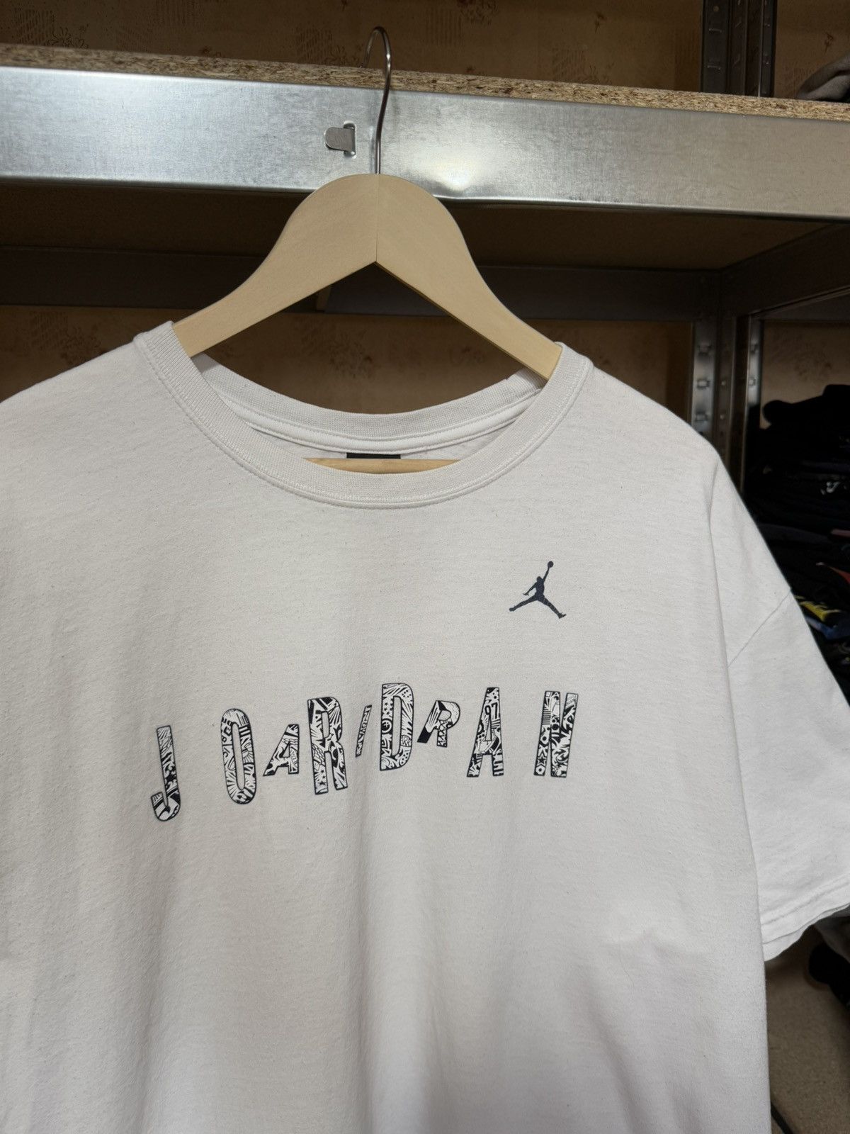 Jordan Brand × Nike × Vintage Vintage 1990’s Nike Jordan Basketball T-Shirt Y2K Hype Size US XXL / EU 58 / 5 - 3 Thumbnail
