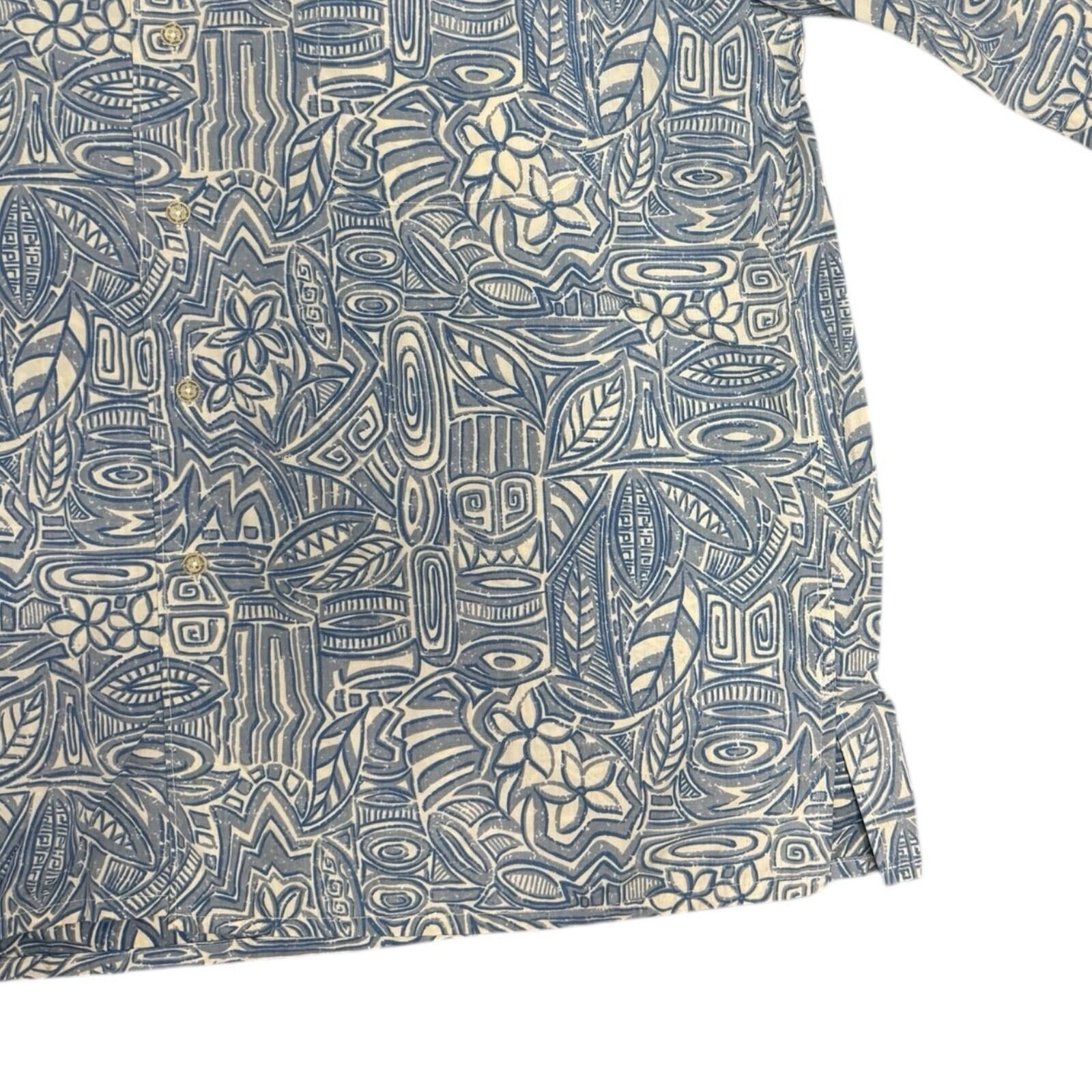 Reyn Spooner Vintage Reyn Spooner Reverse Print Hawaiian Shirt XL Tiki Size US XL / EU 56 / 4 - 6 Thumbnail