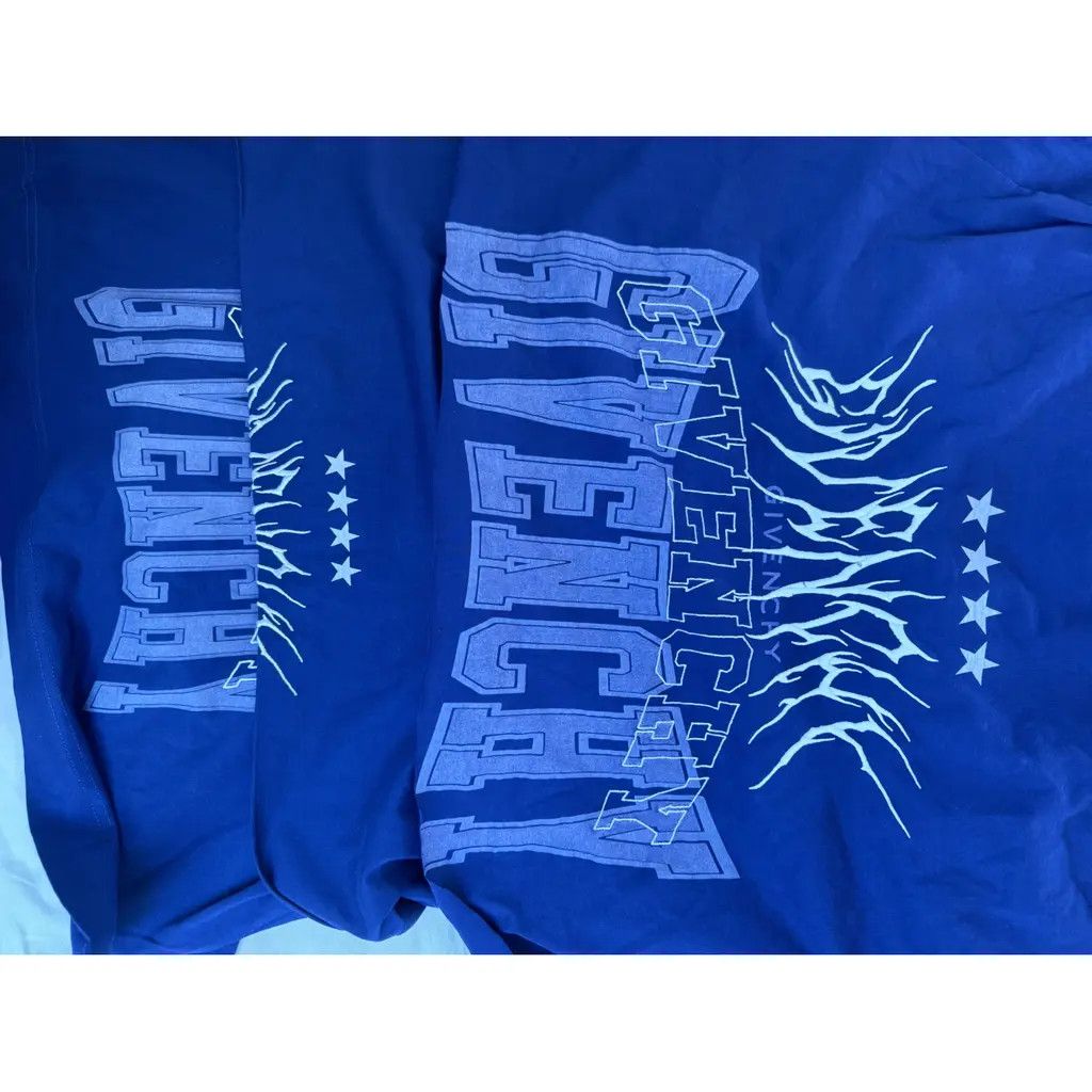 Givenchy o1gr1nt0125 All-In-One Balaclava T-Shirt in Cobalt Blue Size US M / EU 48-50 / 2 - 3 Thumbnail
