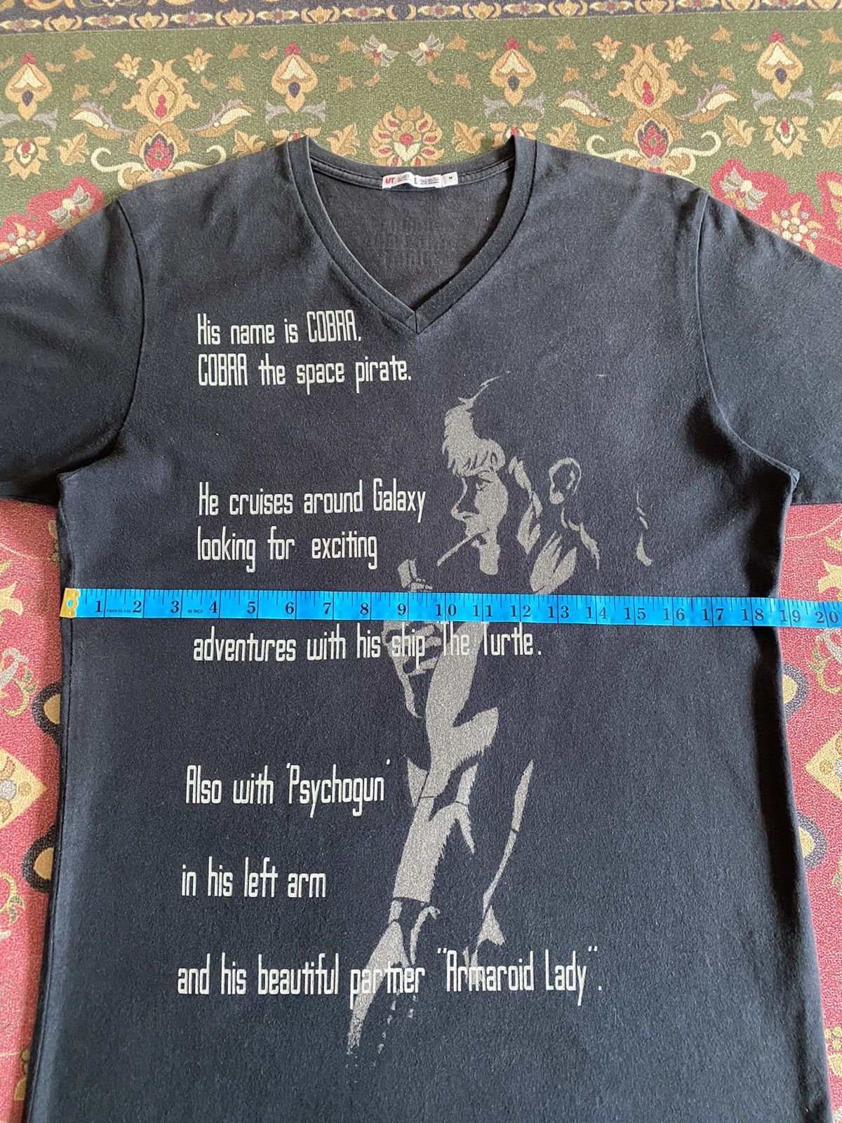 Anime Japanese Anima COBRA THE SPACE PIRATE Spell Out Tee Size US S / EU 44-46 / 1 - 9 Thumbnail