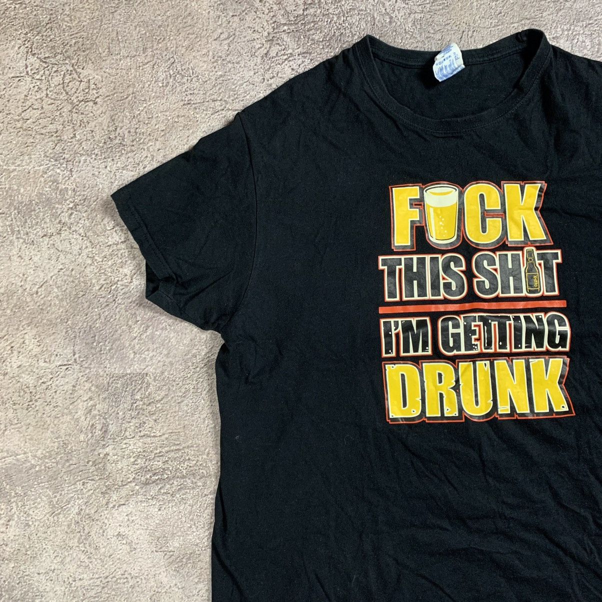 Vintage Vintage Y2K Graphic Tee Humor Streetwear Oversized Black XL Size US XL / EU 56 / 4 - 4 Thumbnail