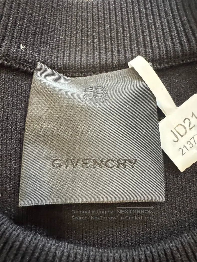 Givenchy Givenchy Black Knit Sweatshirt (Stretchable) Size US L / EU 52-54 / 3 - 2 Thumbnail