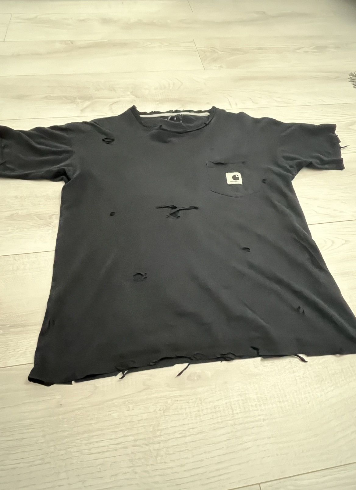 Carhartt Distress y2k Carhartt T-shirt Size US S / EU 44-46 / 1 - 6 Thumbnail