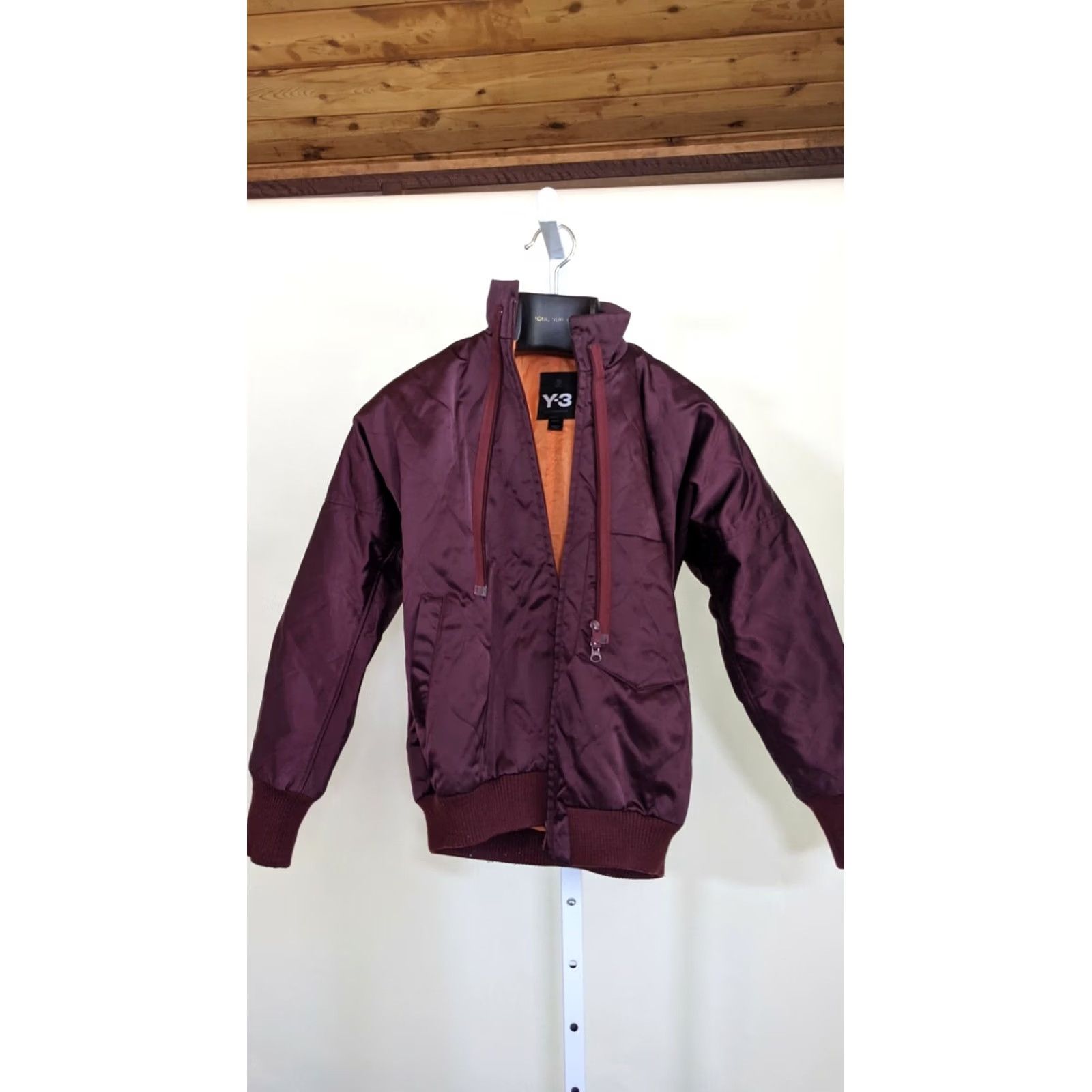 Y-3 Y-3 Yohji Yamamoto Adidas AW2012 Quilted Double Zip Bomber Jacket XS Runway Womens Jacket XS Maroon Bomber 90s Size XS / US 0-2 / IT 36-38 - 4 Thumbnail