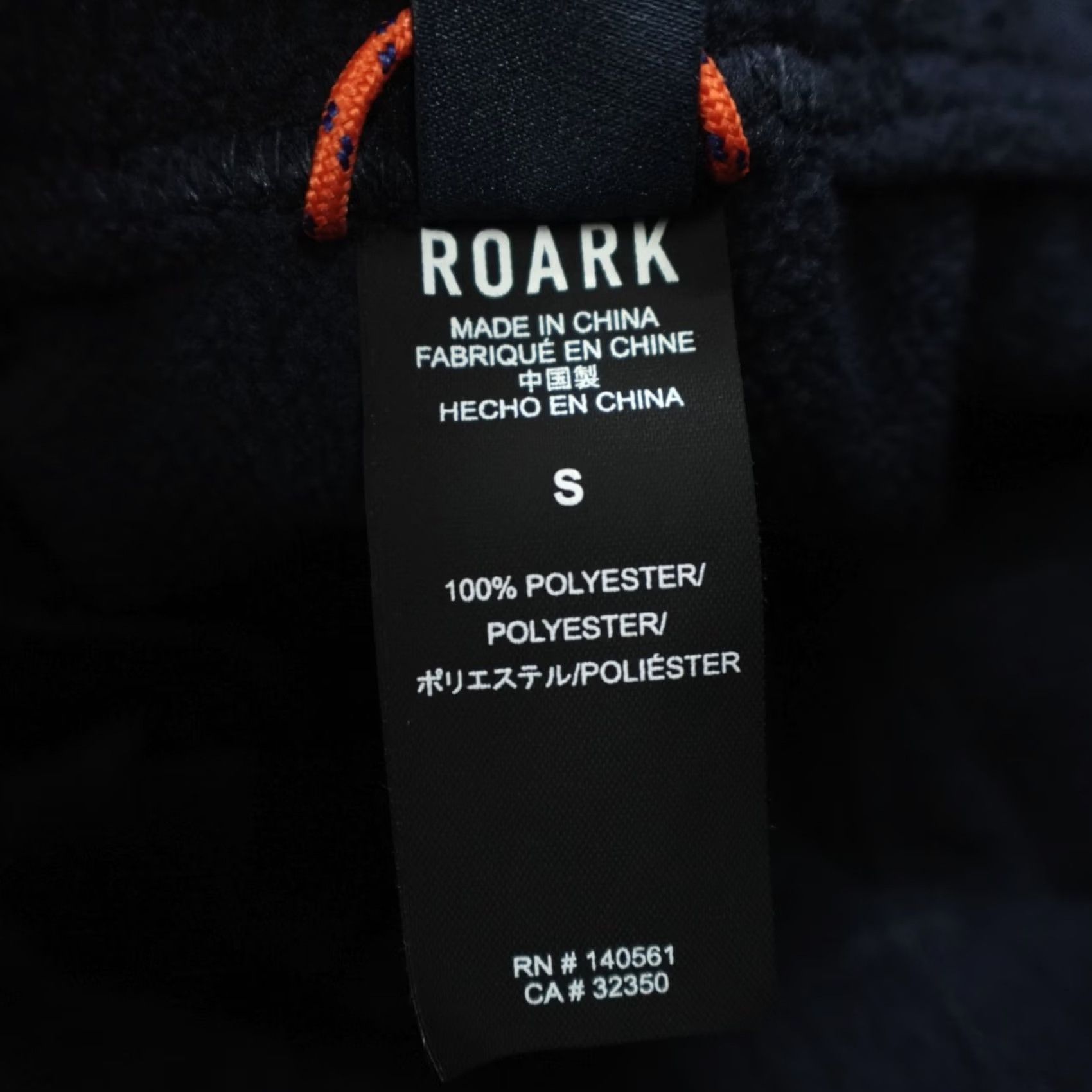 Roark Roark Campover Comfort Fleece Shorts Belted Men's Size S Dark Navy RS312 Size US 29 - 4 Thumbnail