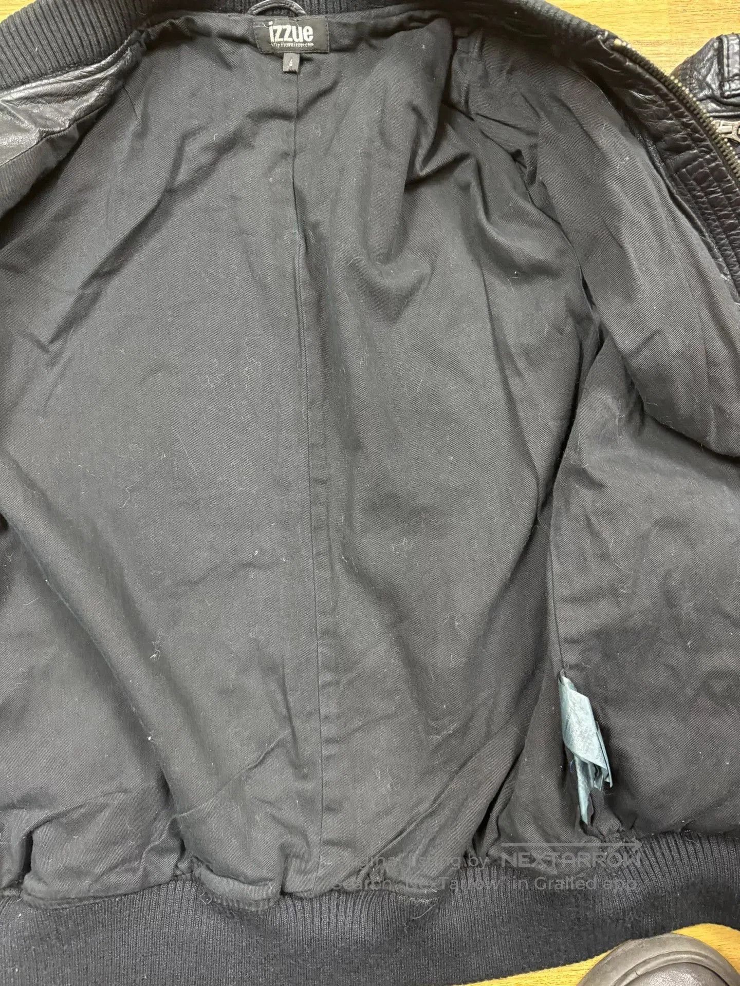 izzue IZZUE Men's Leather Jacket for Fall/Winter. Size US XL / EU 56 / 4 - 3 Thumbnail