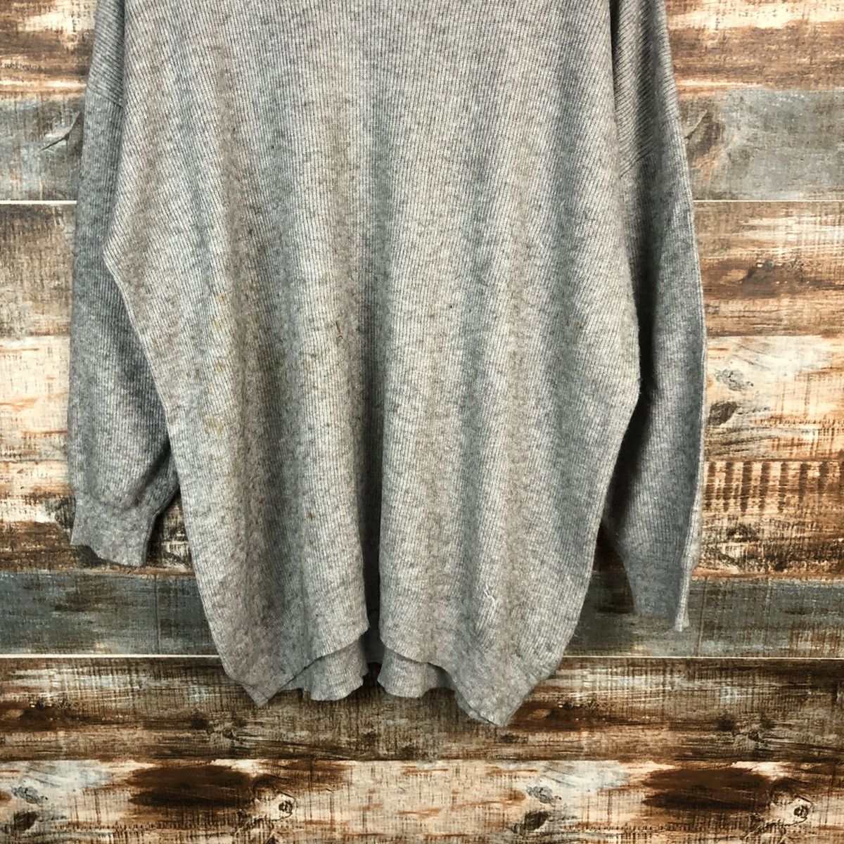 Homespun Knitwear Shoo La Rue Grey baggie Knitwear #A1654 Size US M / EU 48-50 / 2 - 6 Thumbnail
