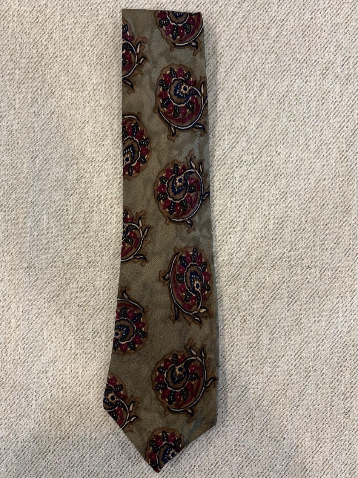 Hardy Amies Hardy Amies Savile Row London Silk Tie VTG Paisley British Size ONE SIZE - 4 Thumbnail