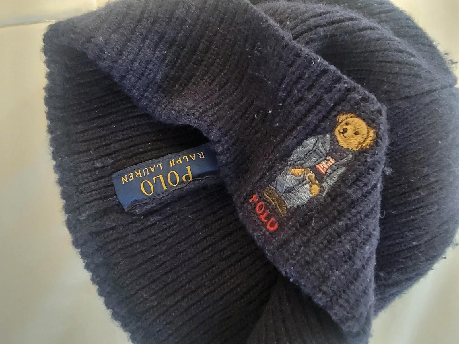 Polo Ralph Lauren Polo Ralph Lauren Embroidered Polo Bear Knit Hat Cap Beanie Size ONE SIZE - 2 Thumbnail