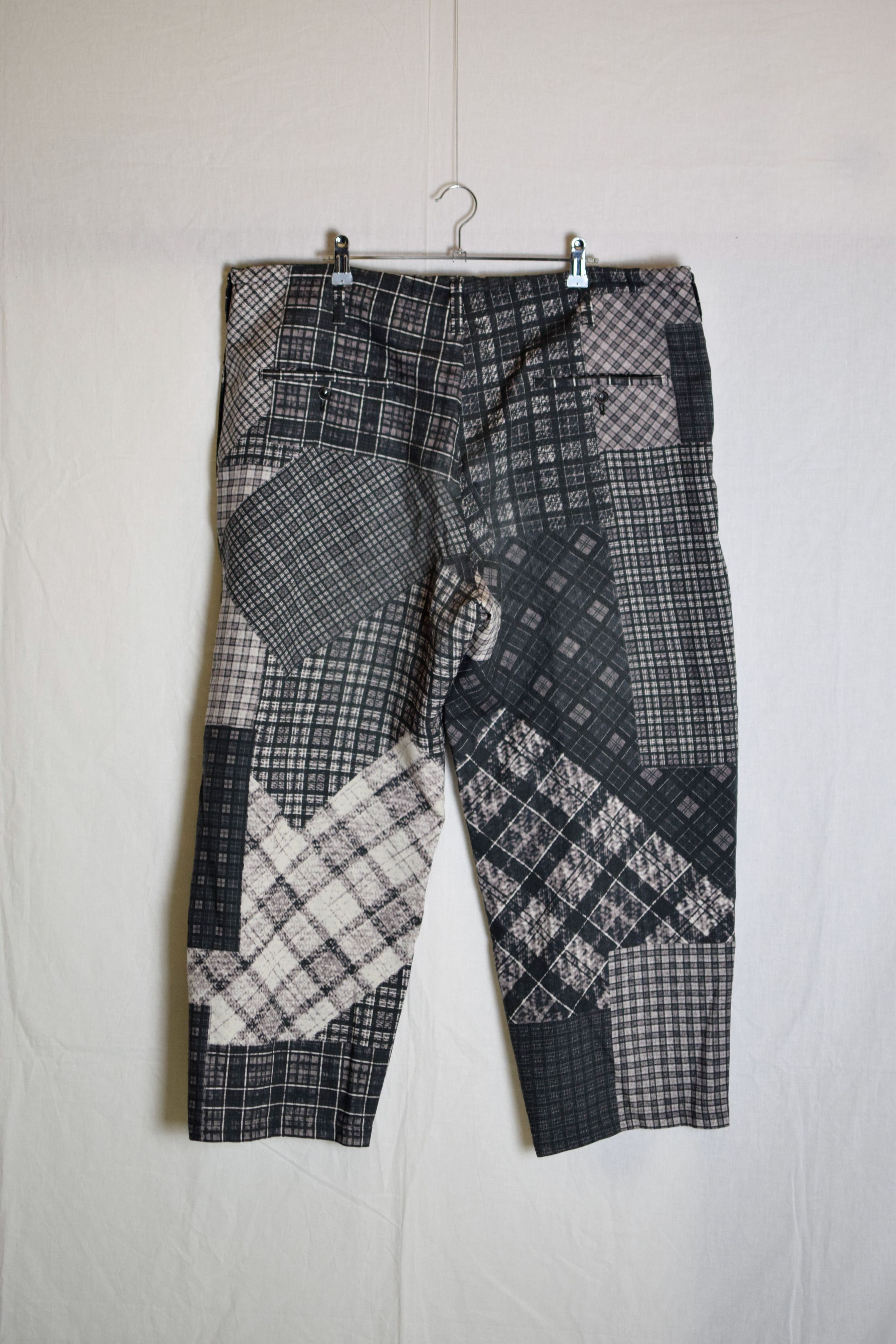 Yohji Yamamoto YYPH AW16 Wool Patchwork Pants - HR-P70-162 Size US 32 / EU 48 - 3 Thumbnail