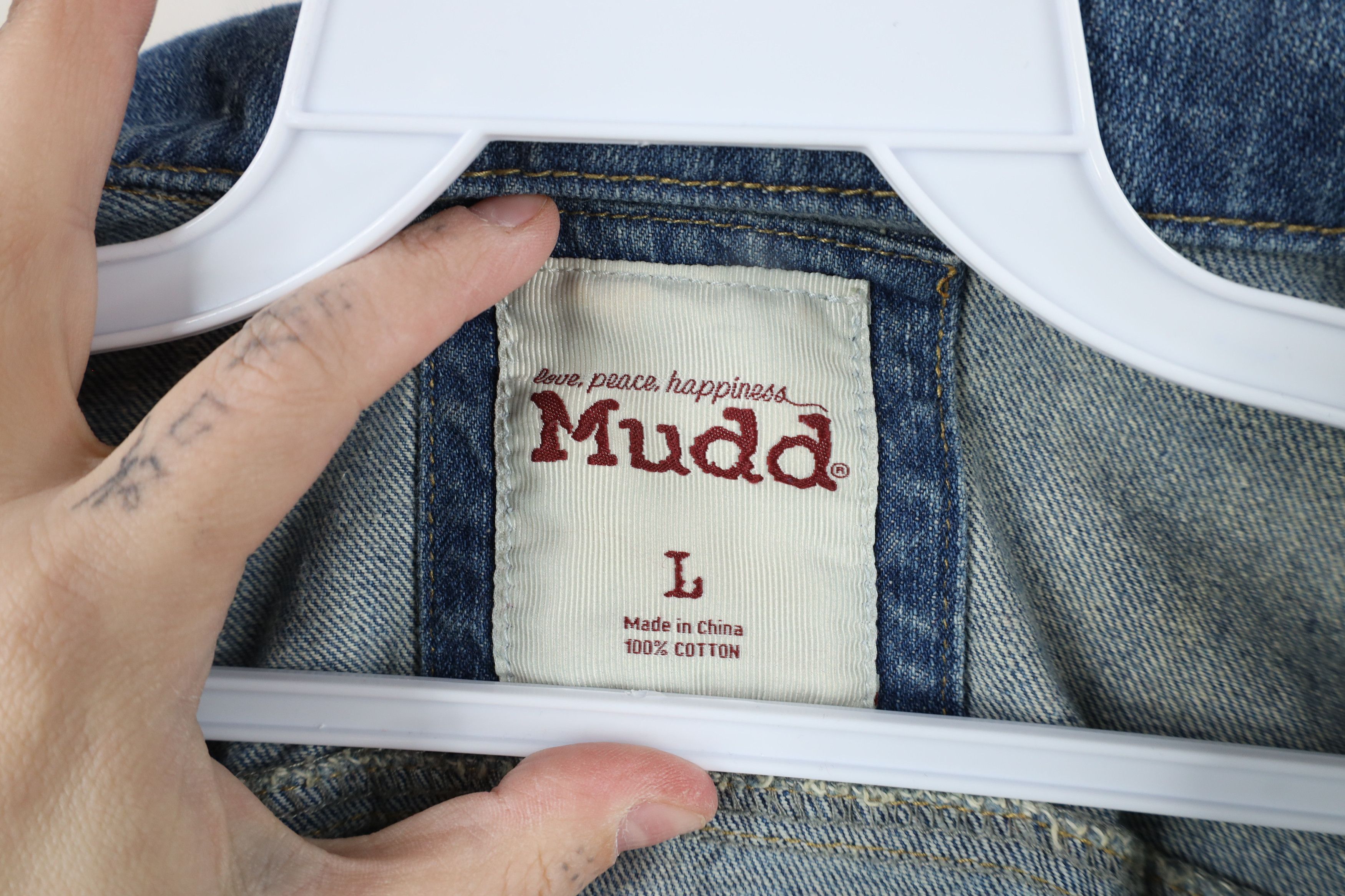 Vintage Vintage Y2K MUDD Cropped Baby Doll Denim Trucker Jacket Size L / US 10 / IT 46 - 11 Thumbnail