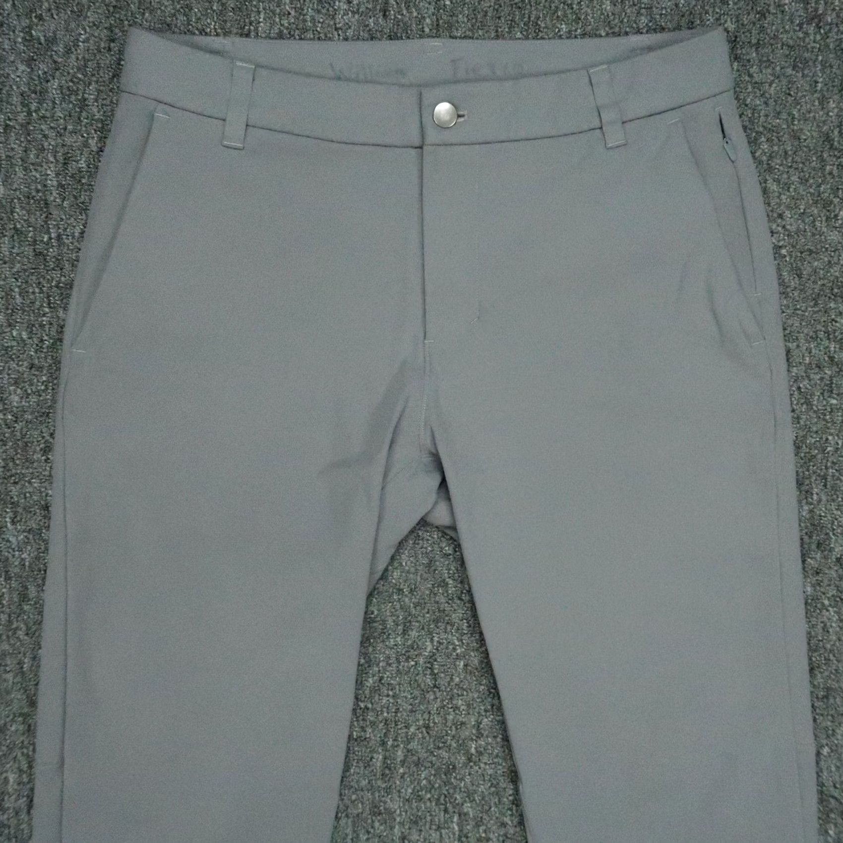 Lululemon Lululemon Pants Mens 32x31 Gray Commission Classic Warpstreme Zip Pocket Hat? Size US 32 / EU 48 - 2 Thumbnail