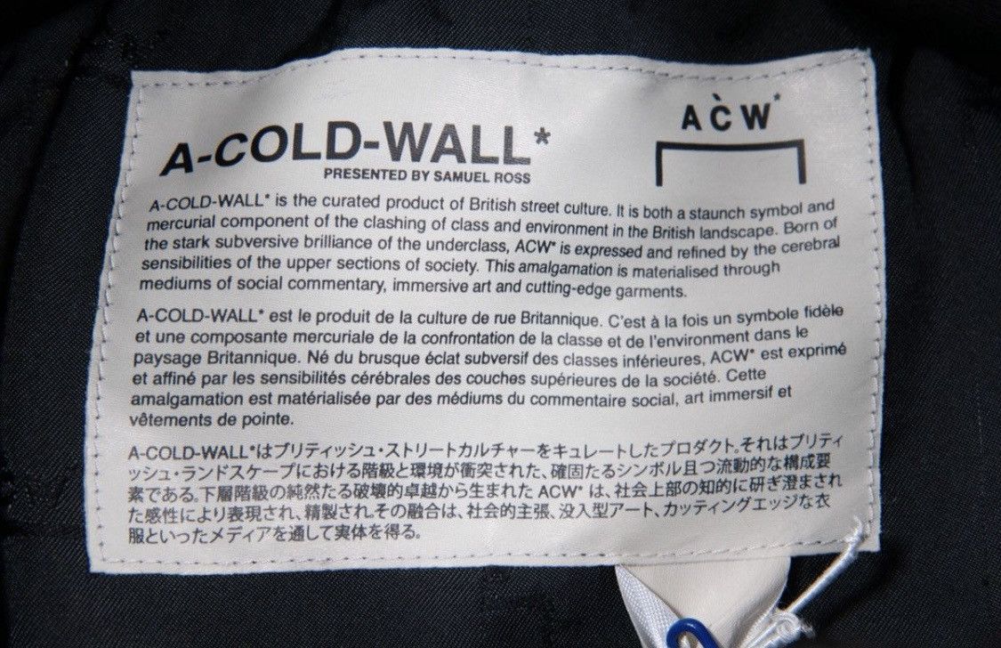 A-COLD-WALL* Tassel-Trim Hooded Flight Jacket Size US M / EU 48-50 / 2 - 7 Thumbnail