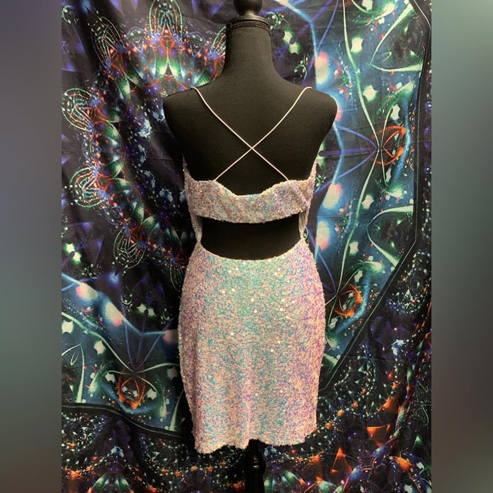 Windsor Smith Windsor white sequin dress Size L / US 10 / IT 46 - 2 Thumbnail