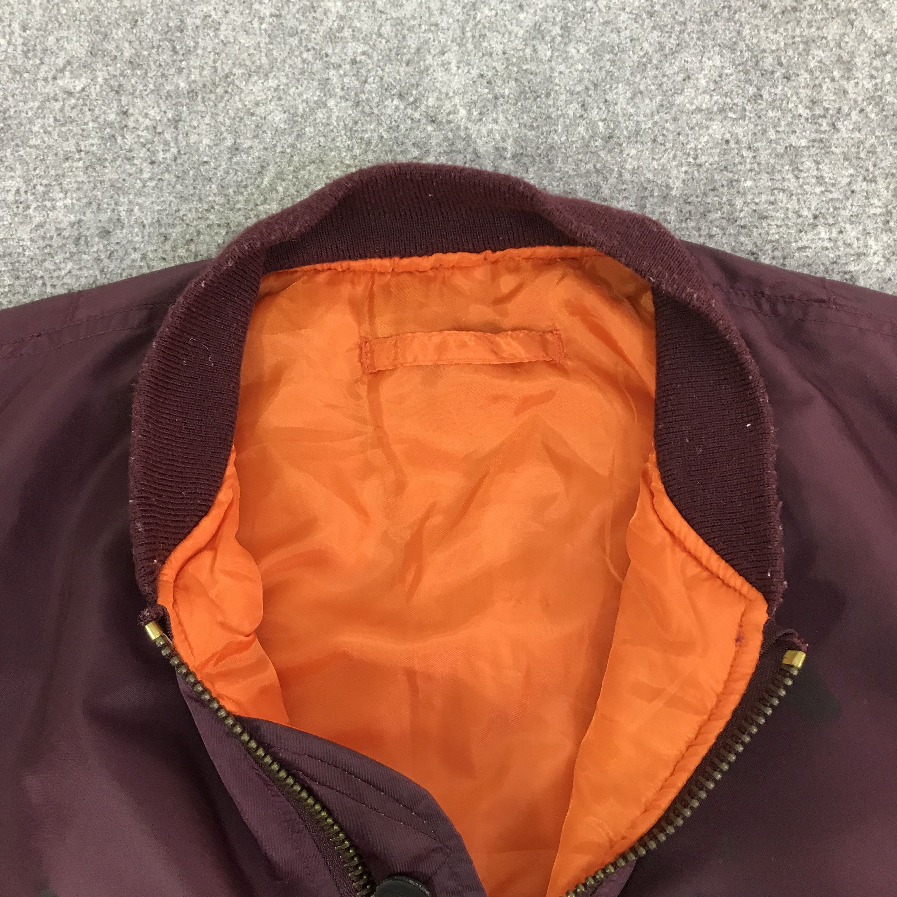 Japanese Brand AIR FORCE TYPE MA-1 DESIGN BOMBER JACKET K104B8 Size US L / EU 52-54 / 3 - 9 Thumbnail